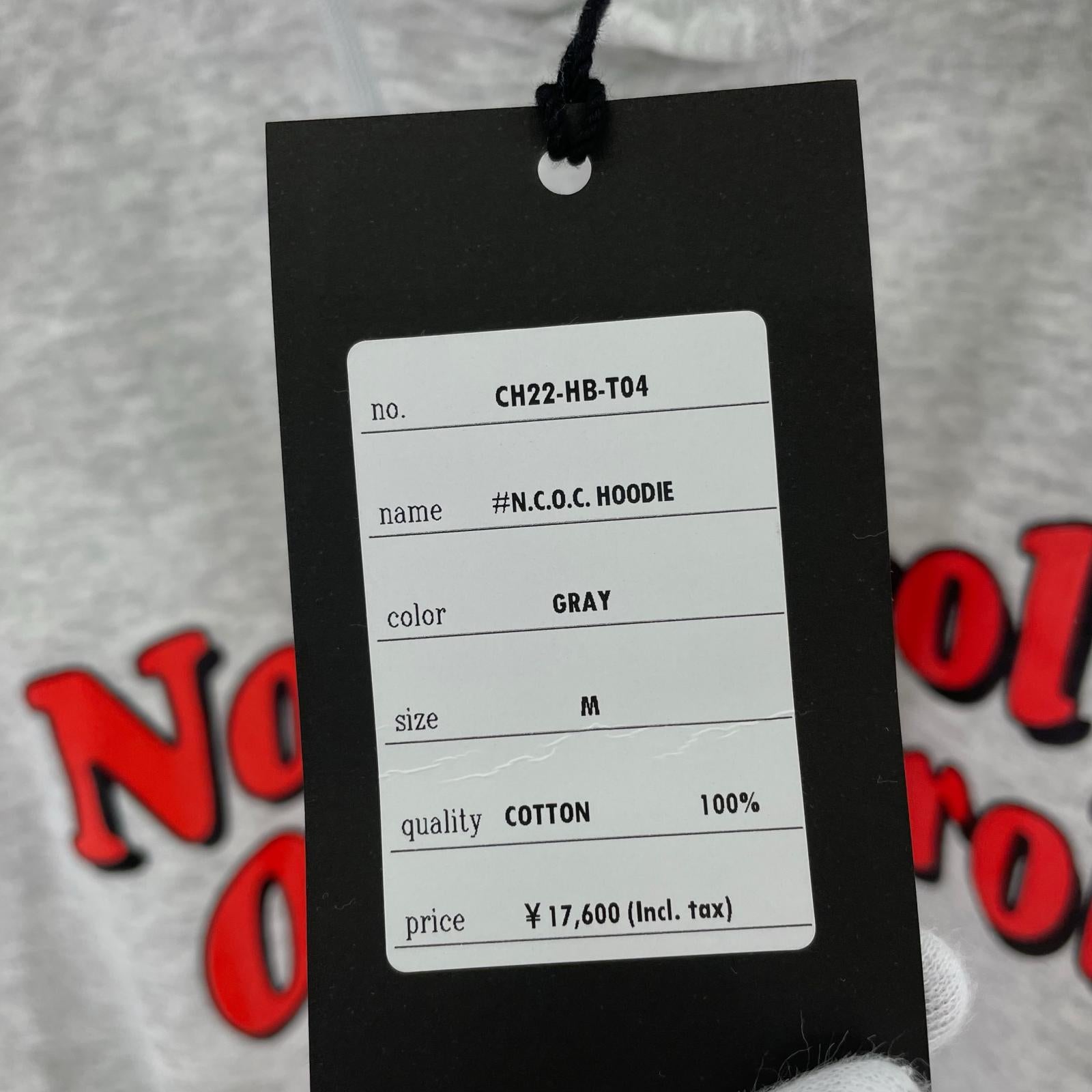パーカー N.C.O.C. HOODIE M グレー