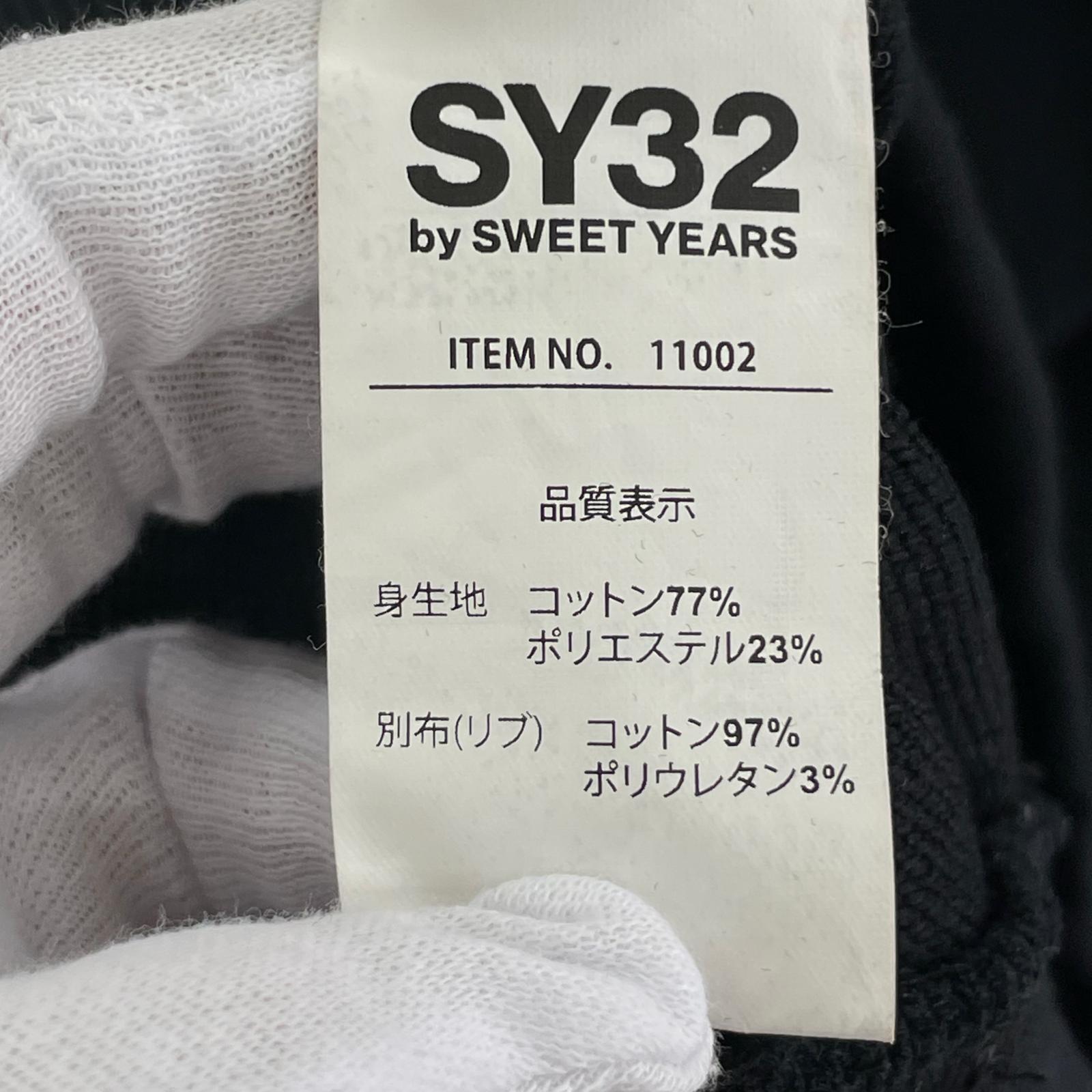 スウェット SY32 by SWEET YEARS HYDROFUGE P/O XXL BLK ブラック