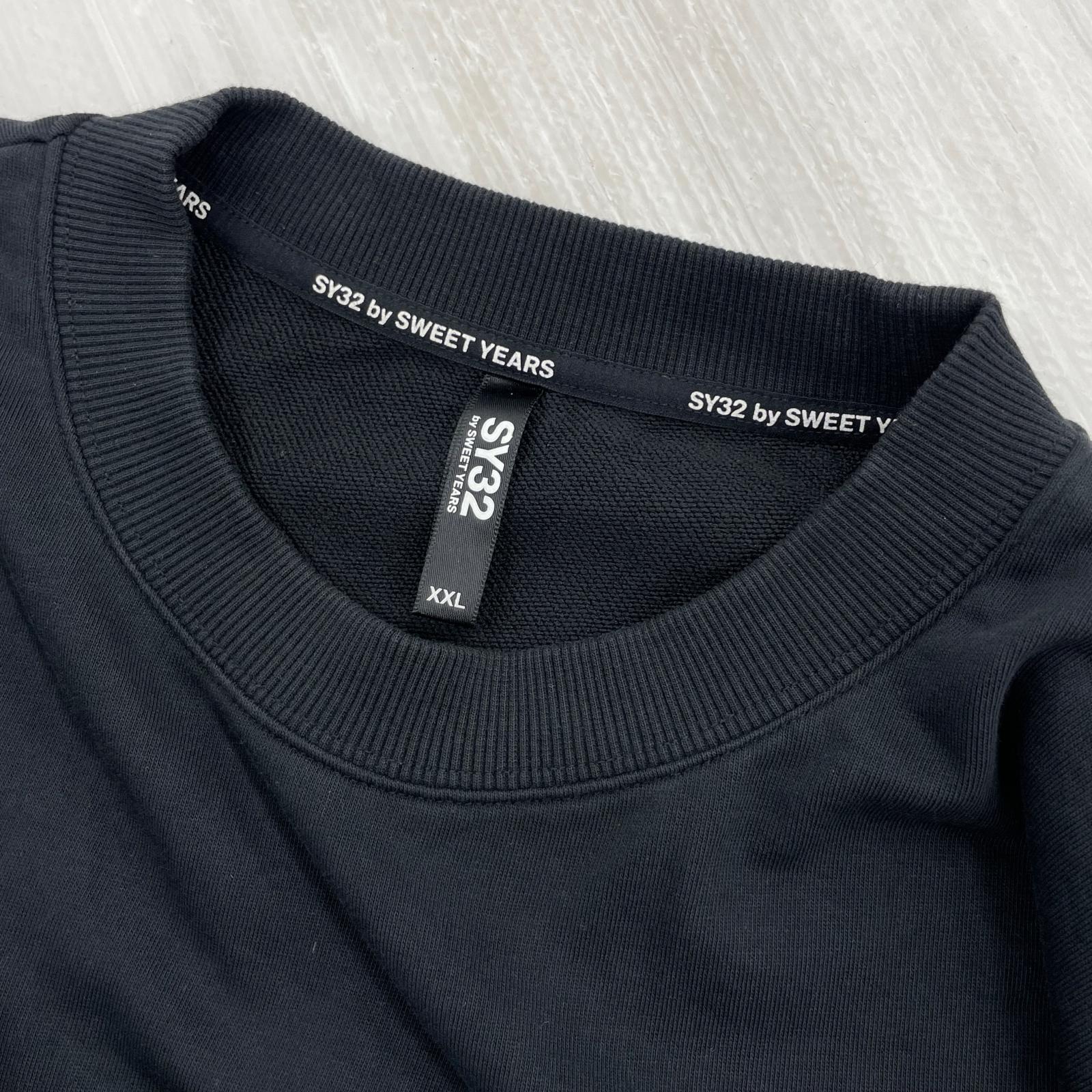 スウェット SY32 by SWEET YEARS HYDROFUGE P/O XXL BLK ブラック