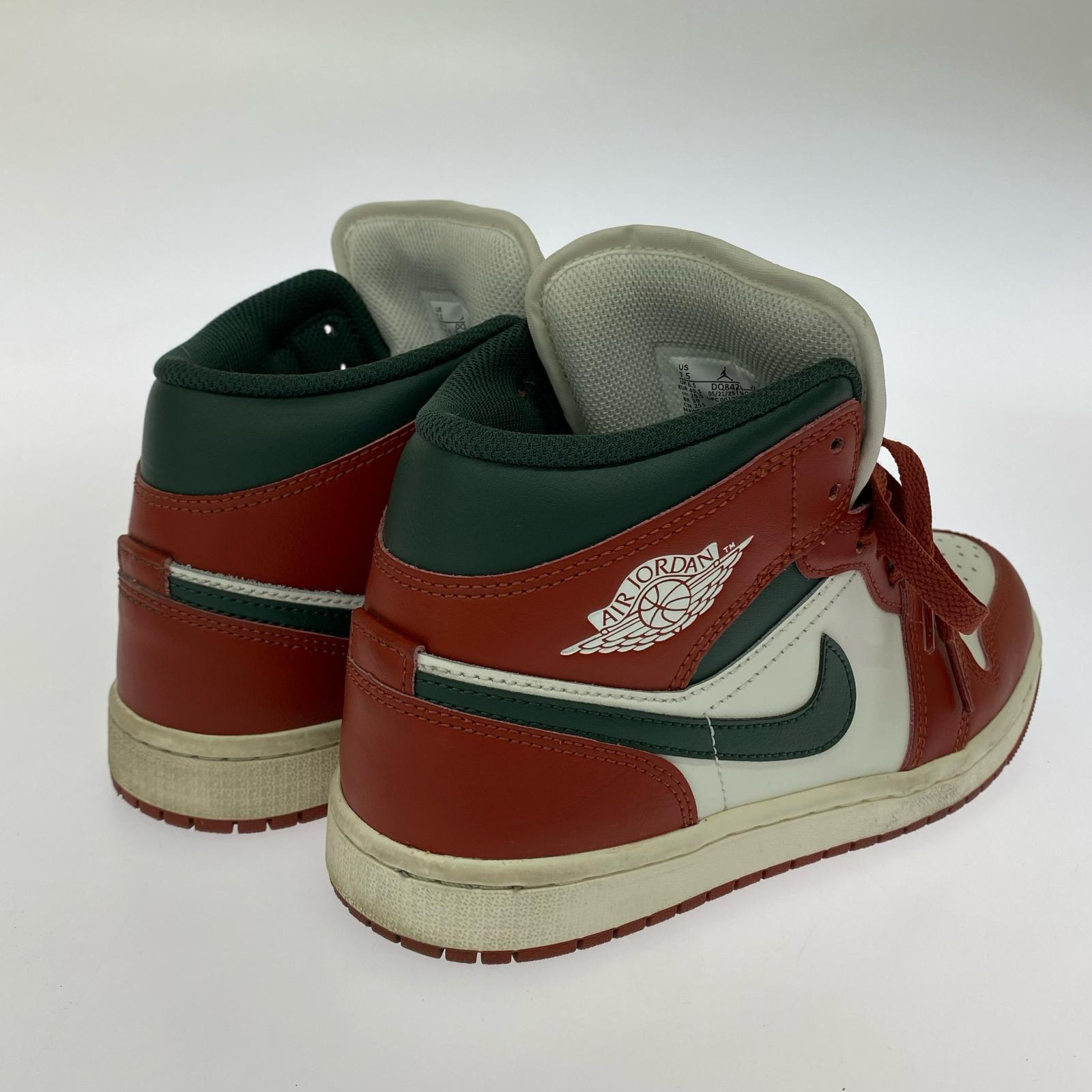 スニーカー NIKE AIR JORDAN 1 MID REDSTONE 25.5cm (US7 1/2 UK7 EU41)