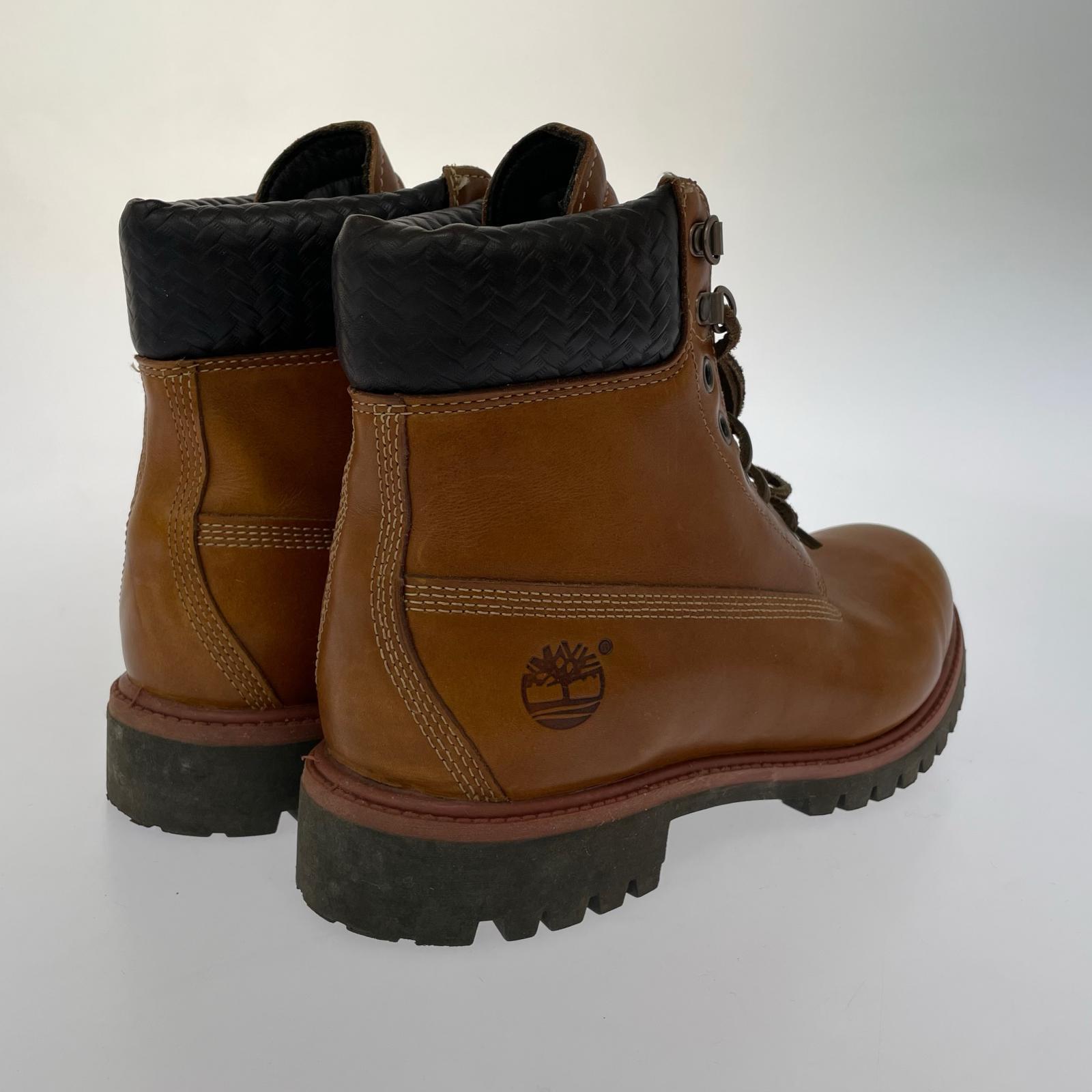 ブーツ Timberland レザーレースアップブーツ (27.5cm) 27.5cm (US9 1/2 UK9 EU45) ブラウン