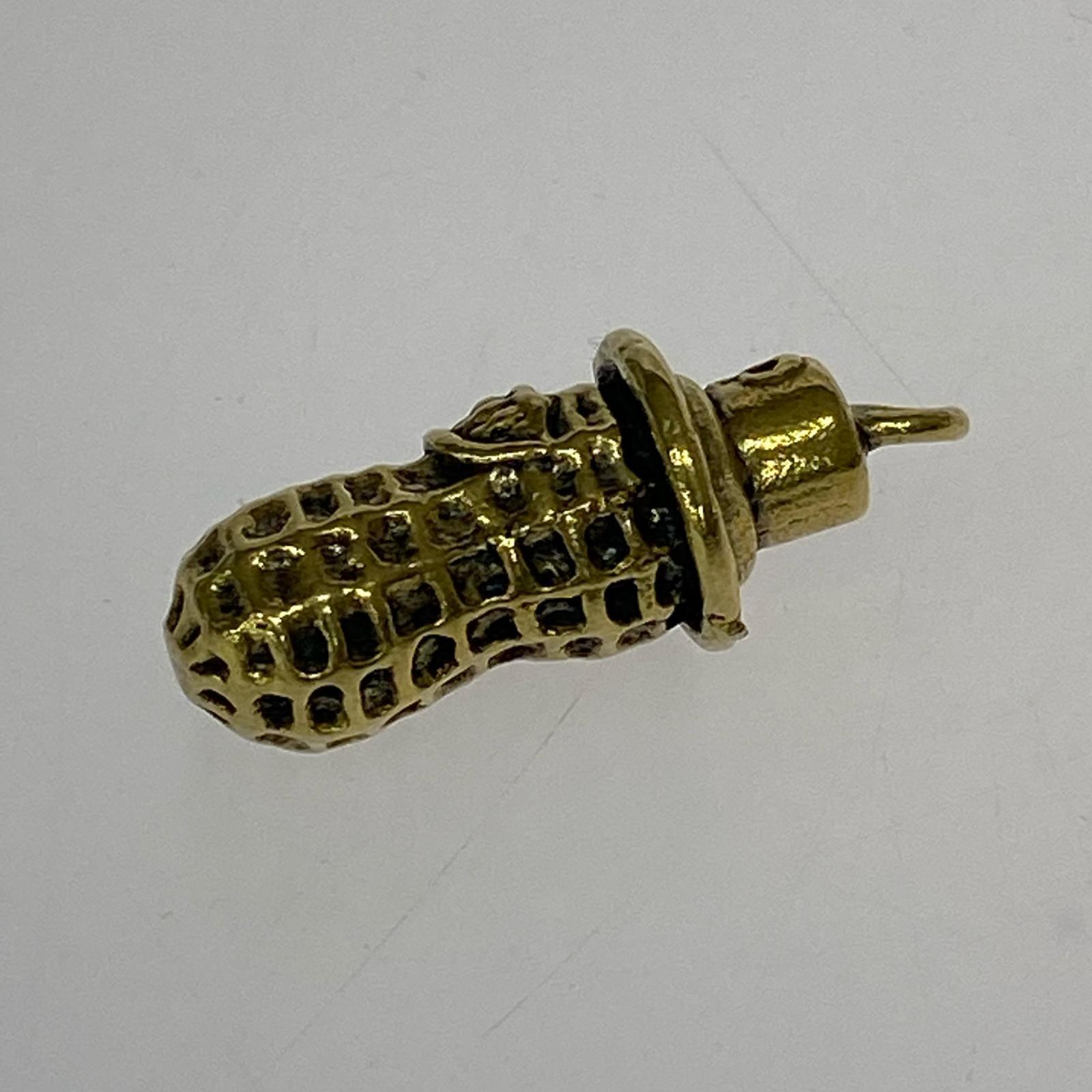 ネックレス ピーナッツカンパニー 真鍮 トップ ゴールド