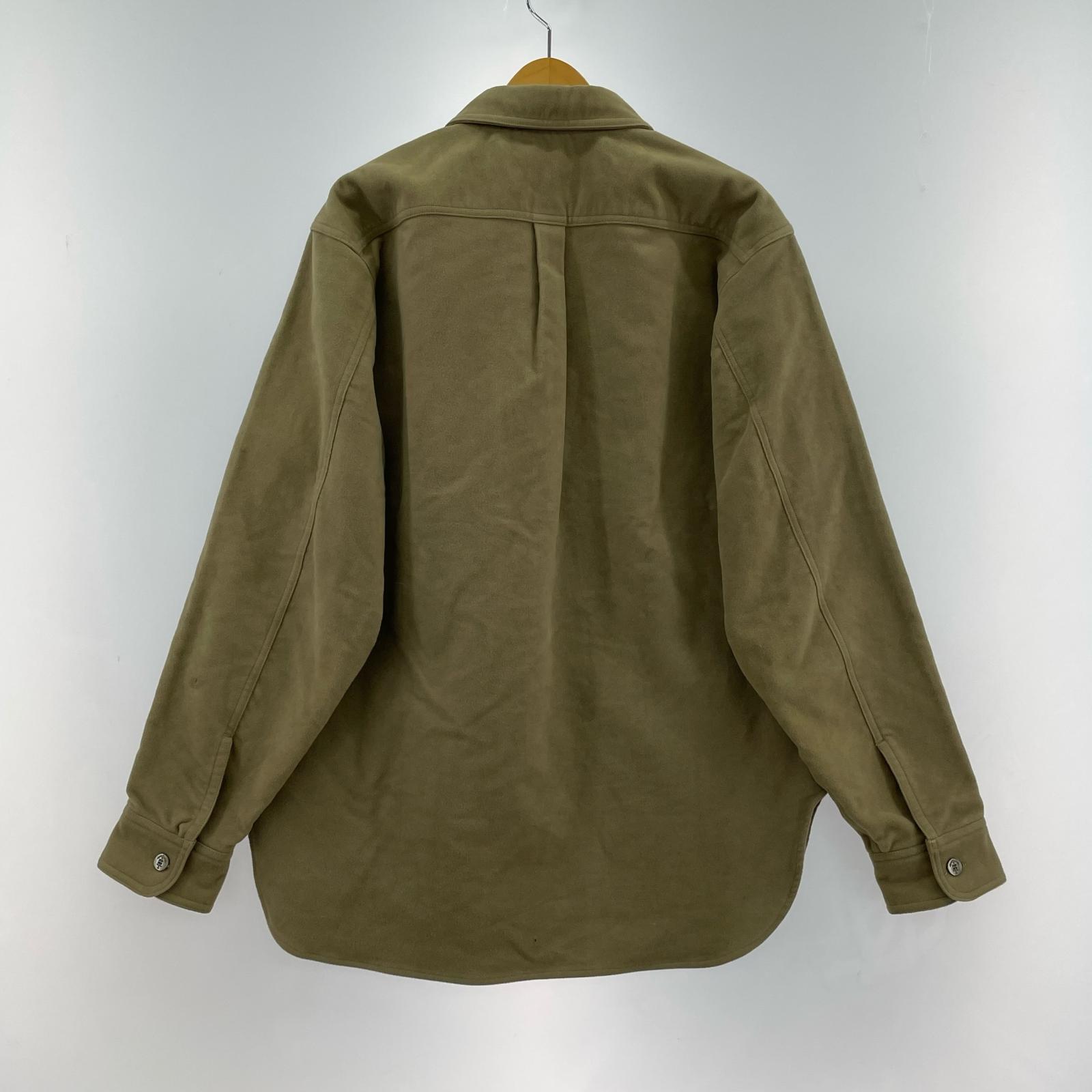 ジャケット tone MOLE SKIN CPO SHIRT カーキ (2) ブラウン