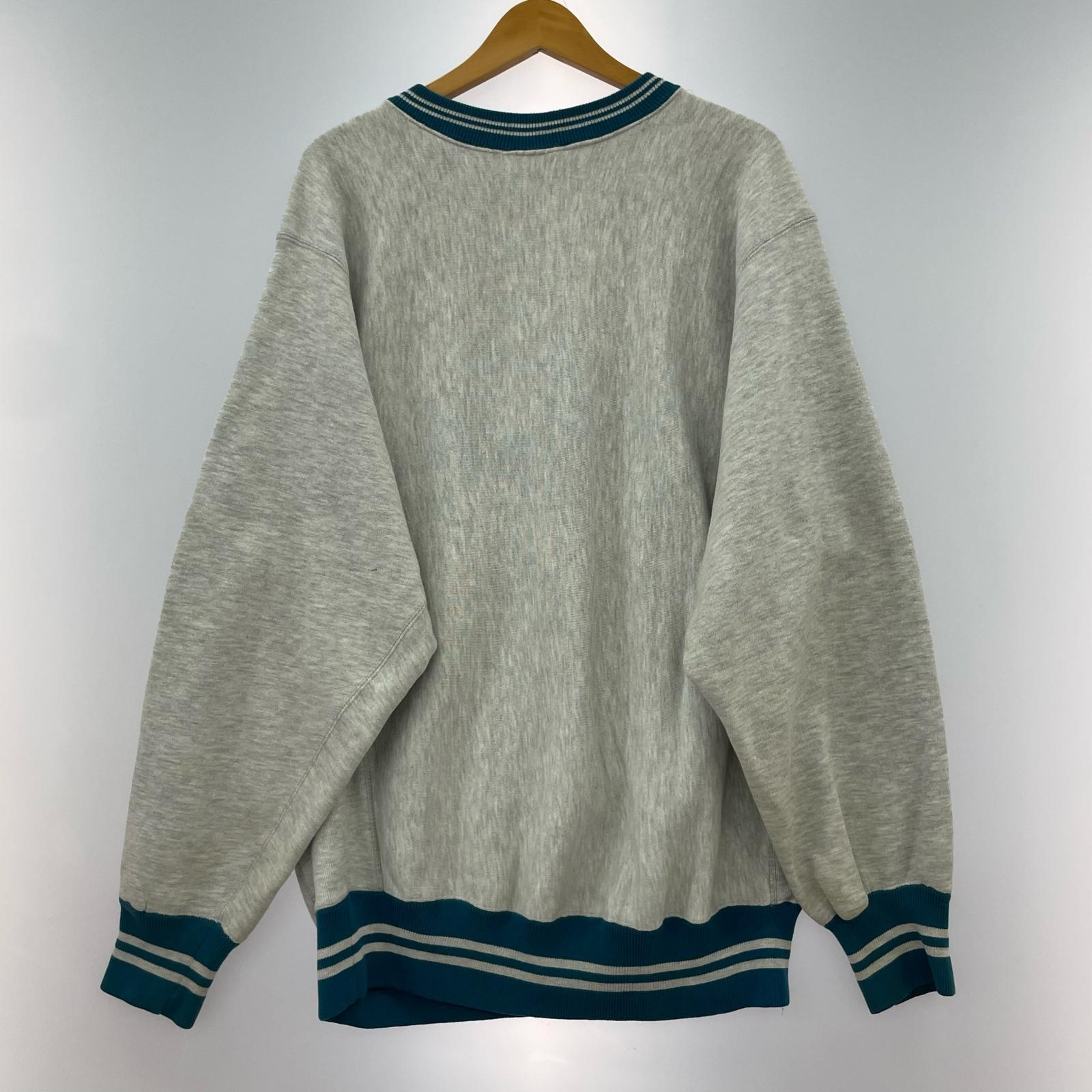 スウェット 90s RW USA製 刺繍ロゴ L グレー L グレー