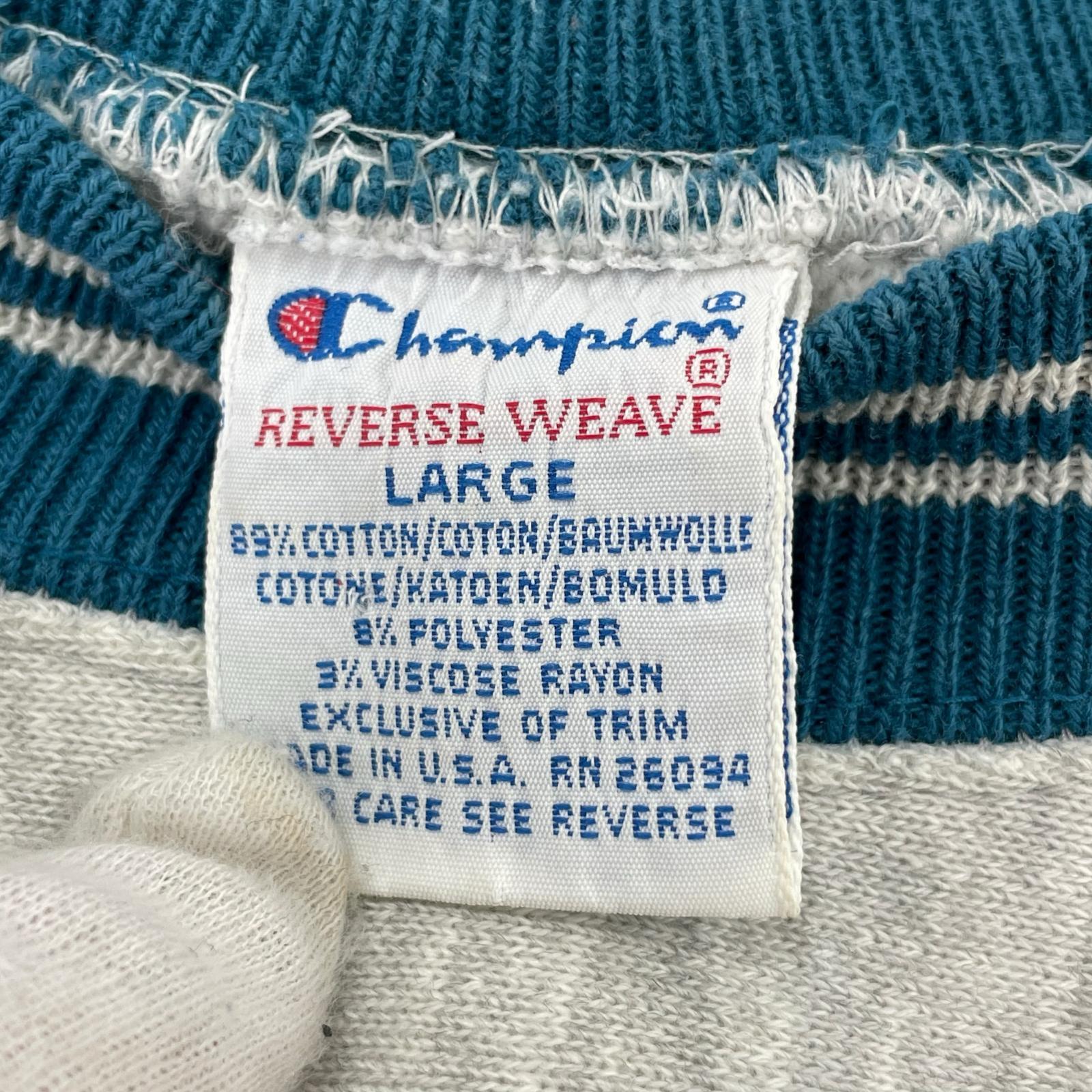 スウェット 90s RW USA製 刺繍ロゴ L グレー L グレー
