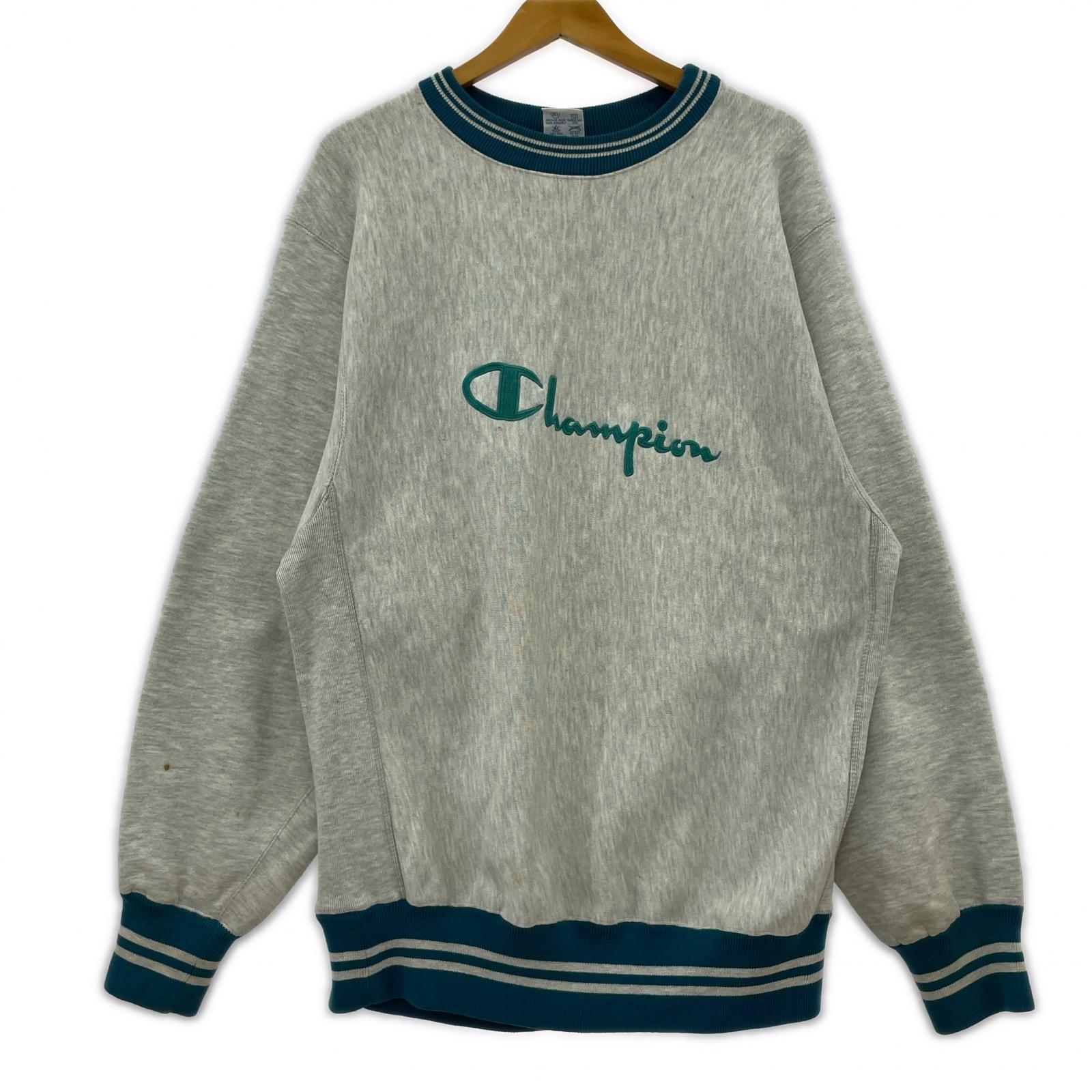 スウェット 90s RW USA製 刺繍ロゴ L グレー L グレー