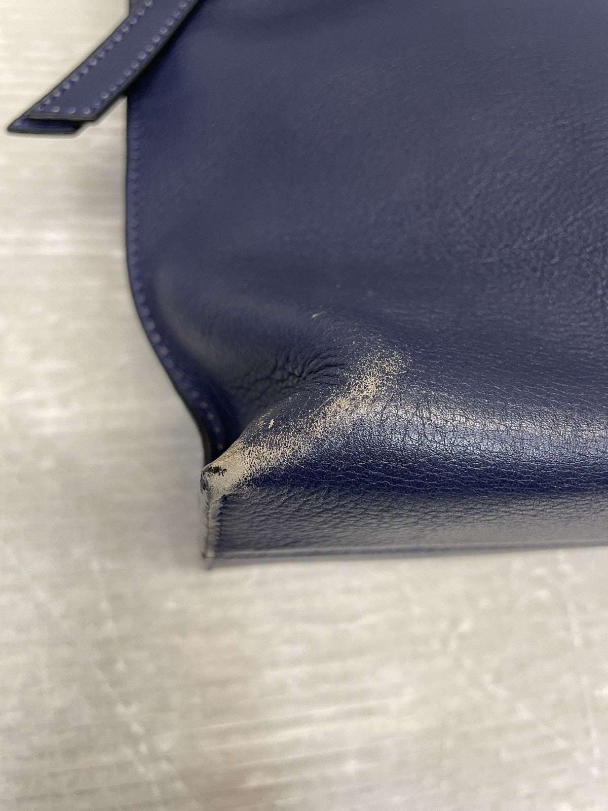 LOEWE Tメッセンジャー ショルダーバッグ ネイビー