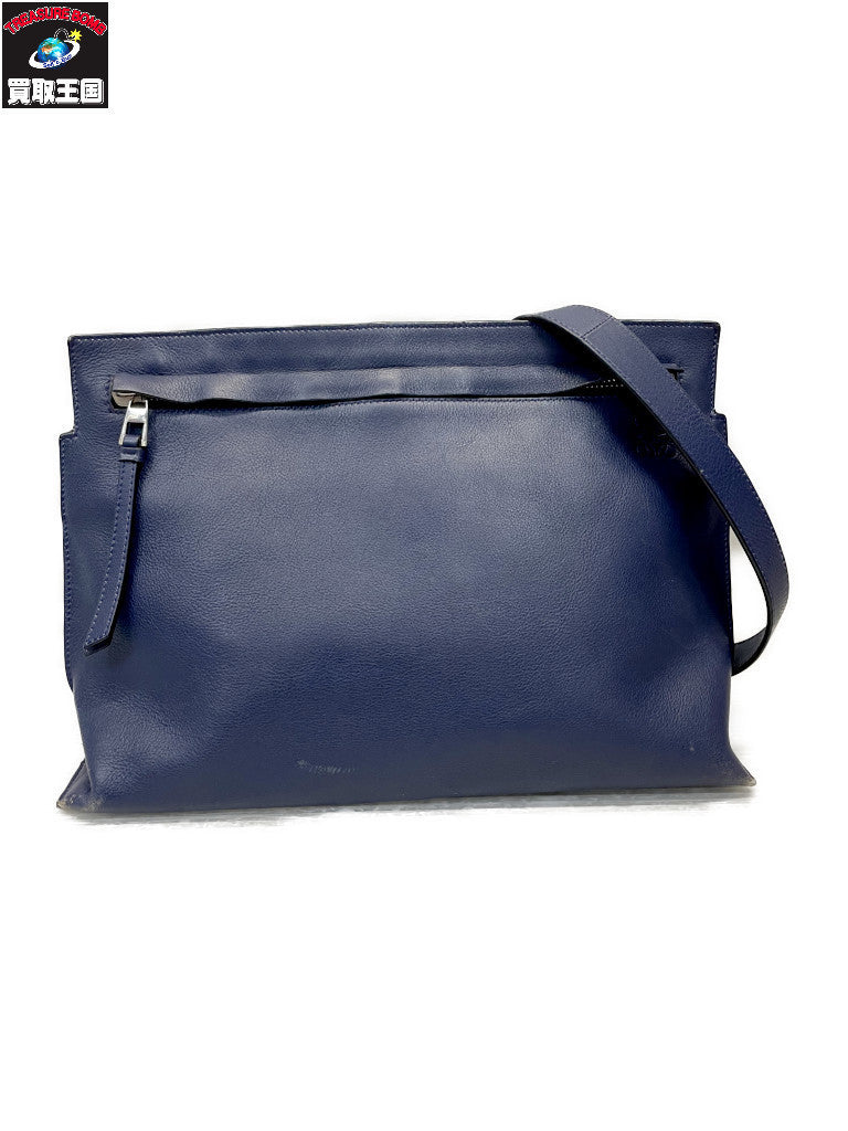 LOEWE Tメッセンジャー ショルダーバッグ ネイビー