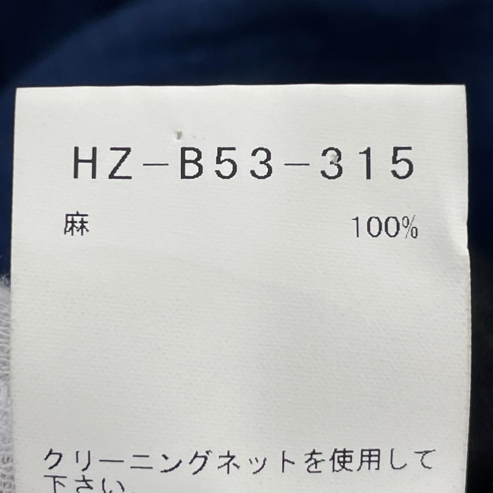長袖シャツ Yohji Yamamoto POUR HOMME FLAXINDIGO REVERSE R-SPARE インディゴリネン 3襟シャツ 3 3