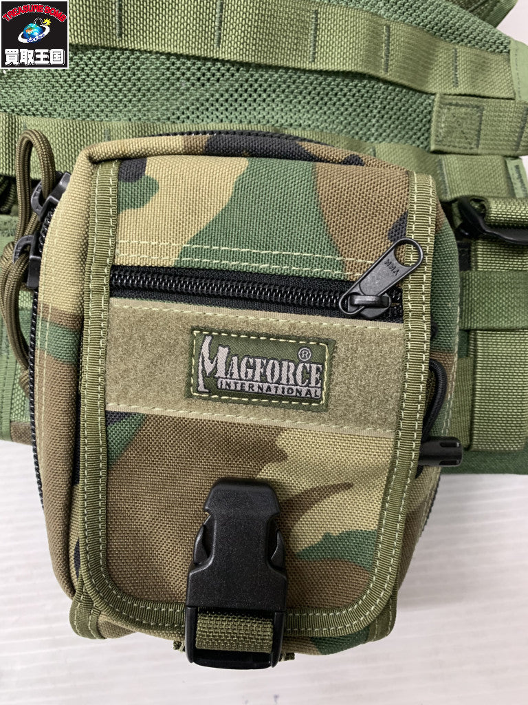 U.S.ARMY ロードベアリングベスト MAGFORCEポーチ ガン