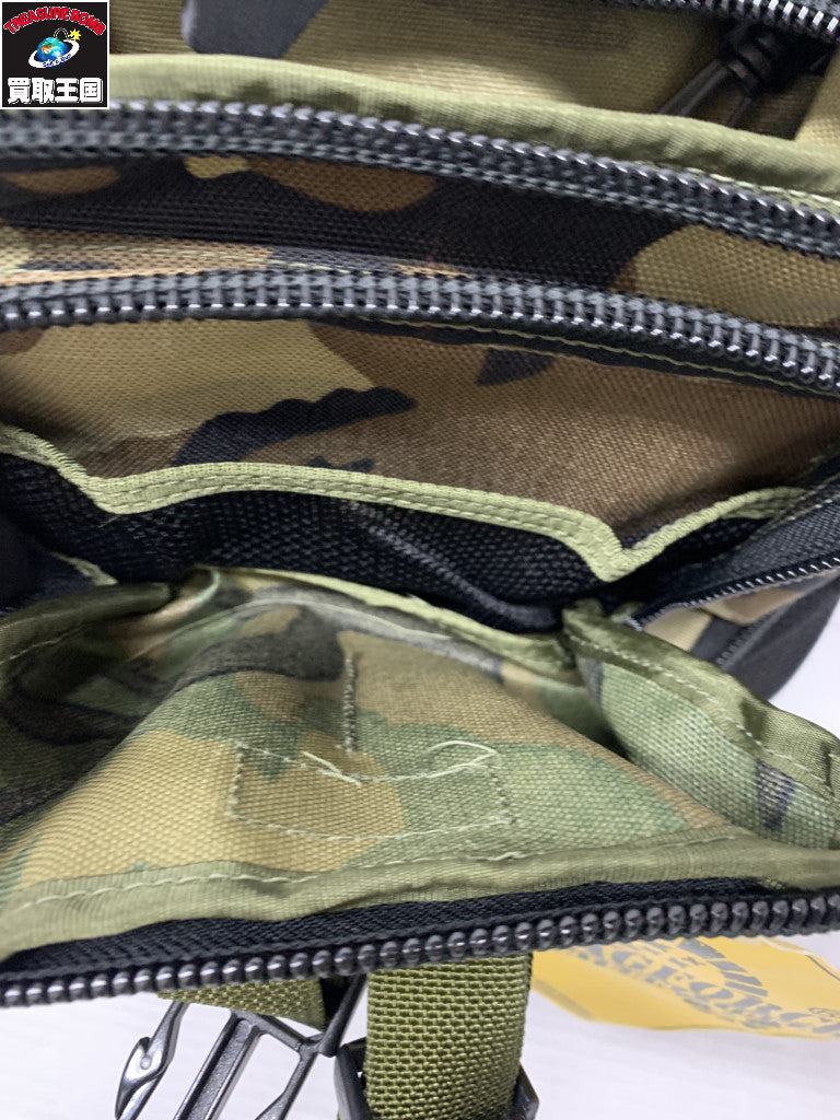 MAGFORCE ミニショルダーバッグ ウッドランドカモ ガン