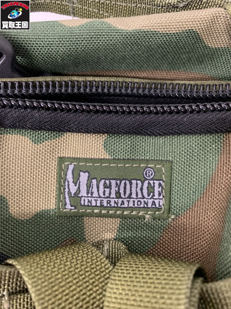 MAGFORCE ミニショルダーバッグ ウッドランドカモ ガン