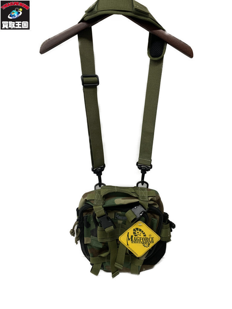 MAGFORCE ミニショルダーバッグ ウッドランドカモ ガン