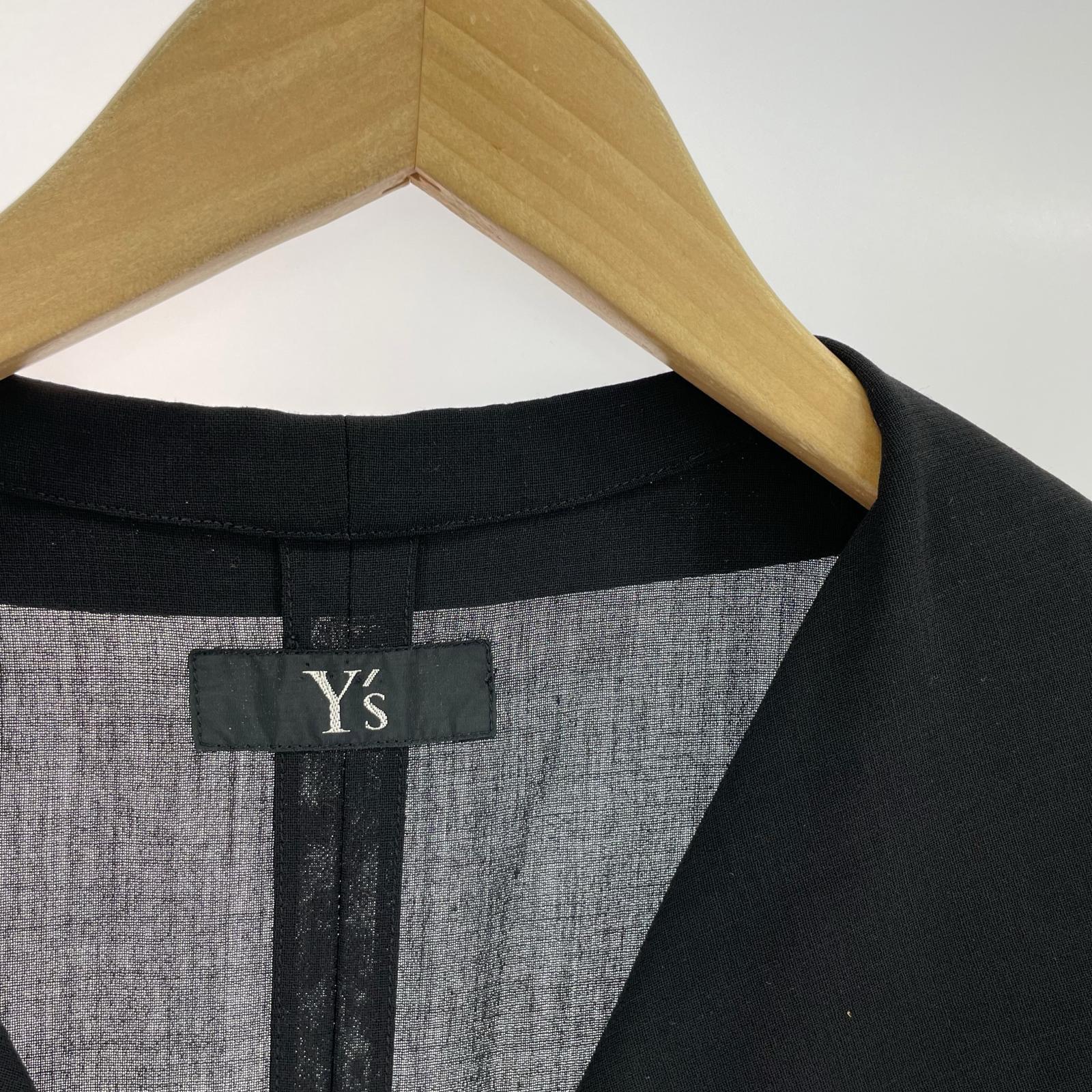ワンピース Y's 半袖ワンピース ブラック