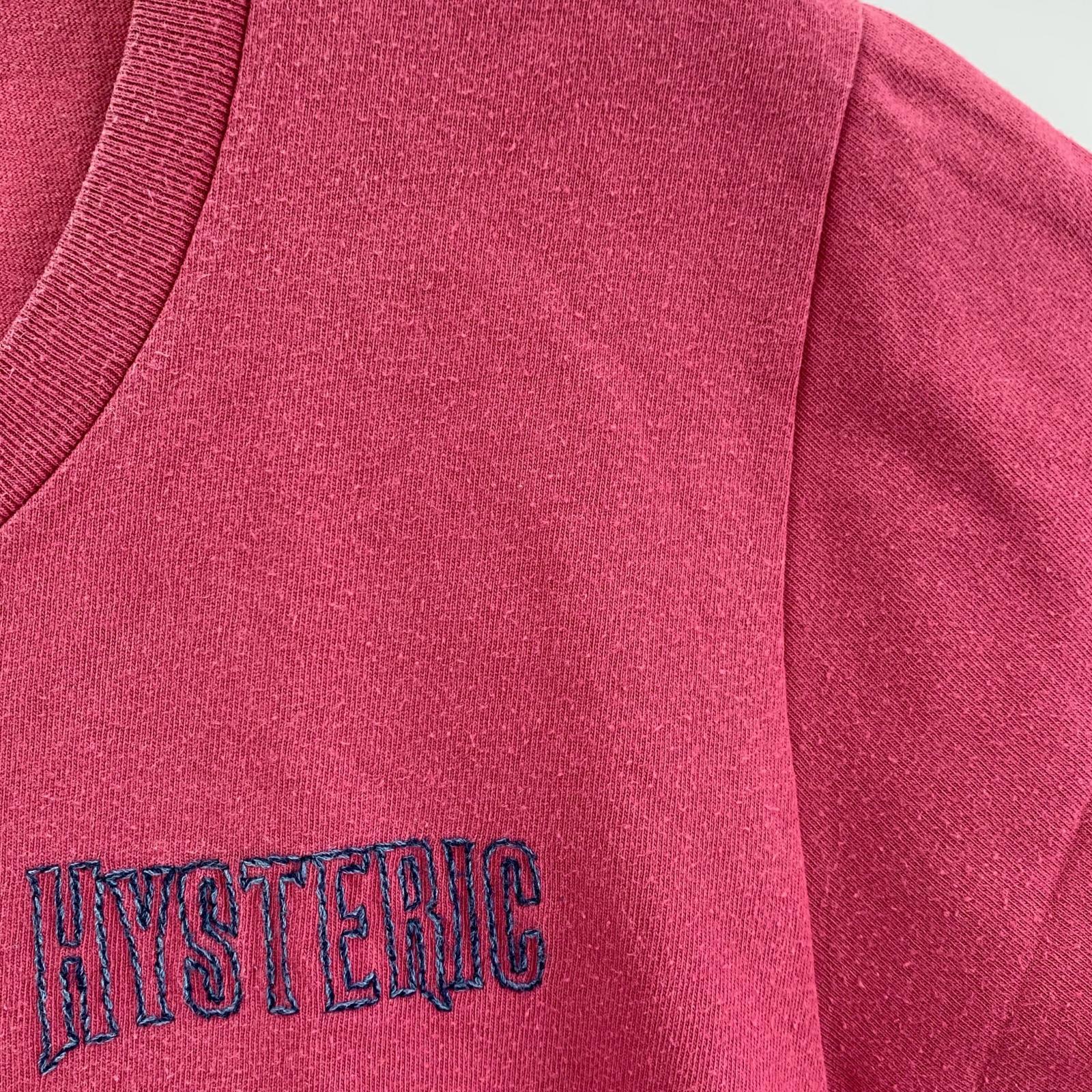 半袖Tシャツ バック刺繍 ピンク (F) ピンク