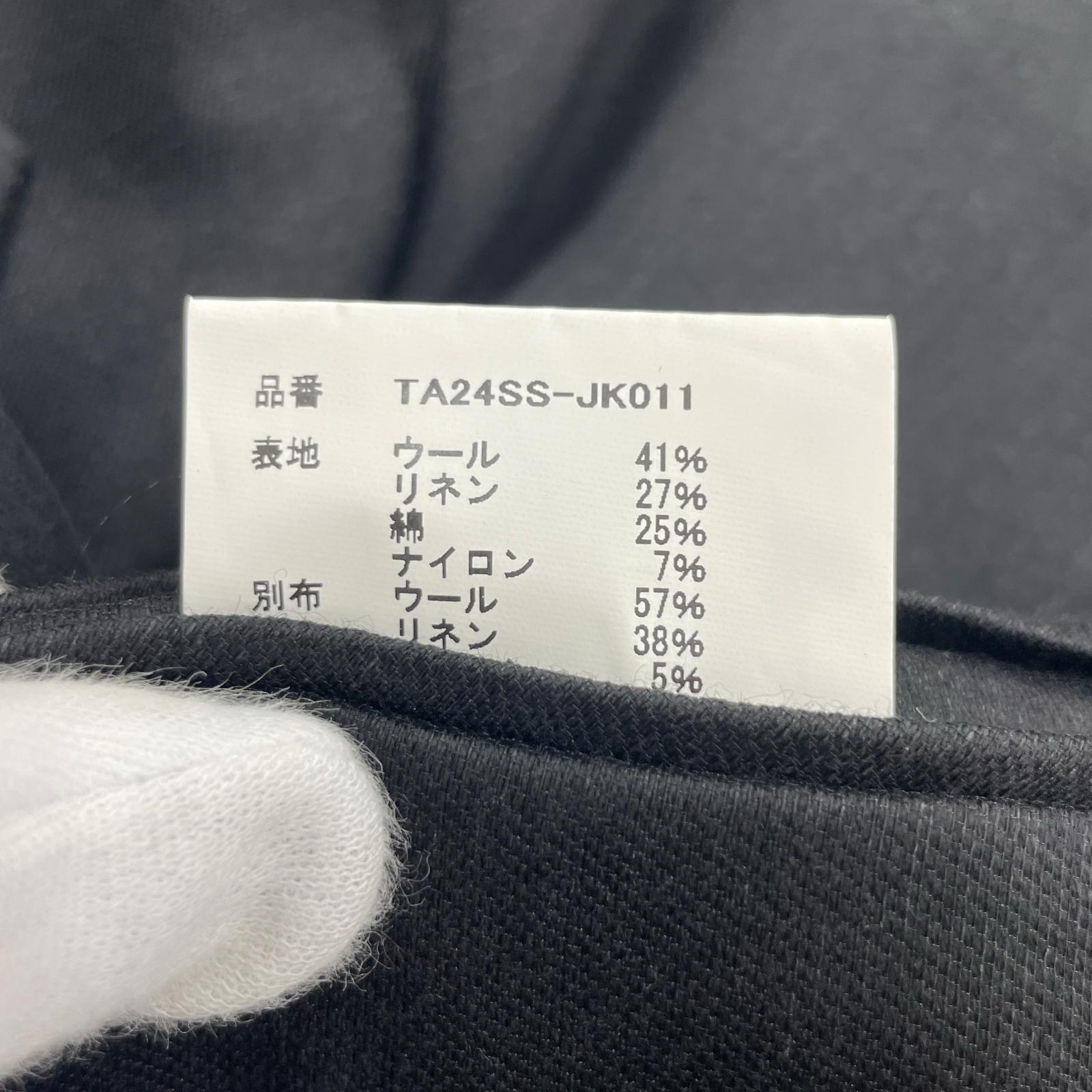 テーラードジャケット TAAKK tuck in jacket