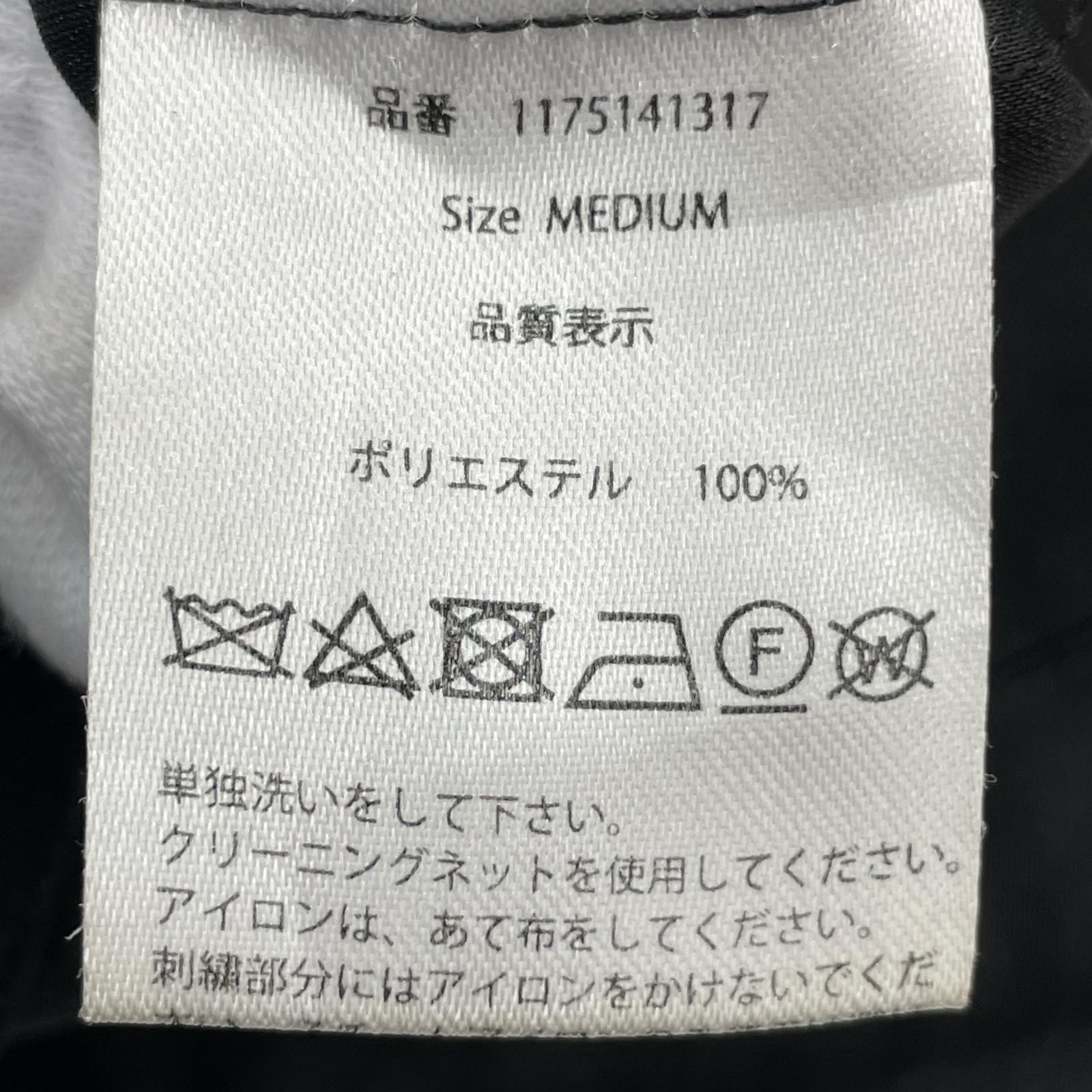 ジャケット AMBERGLEAM 刺繍ジップブルゾン - ブラック M ブラック