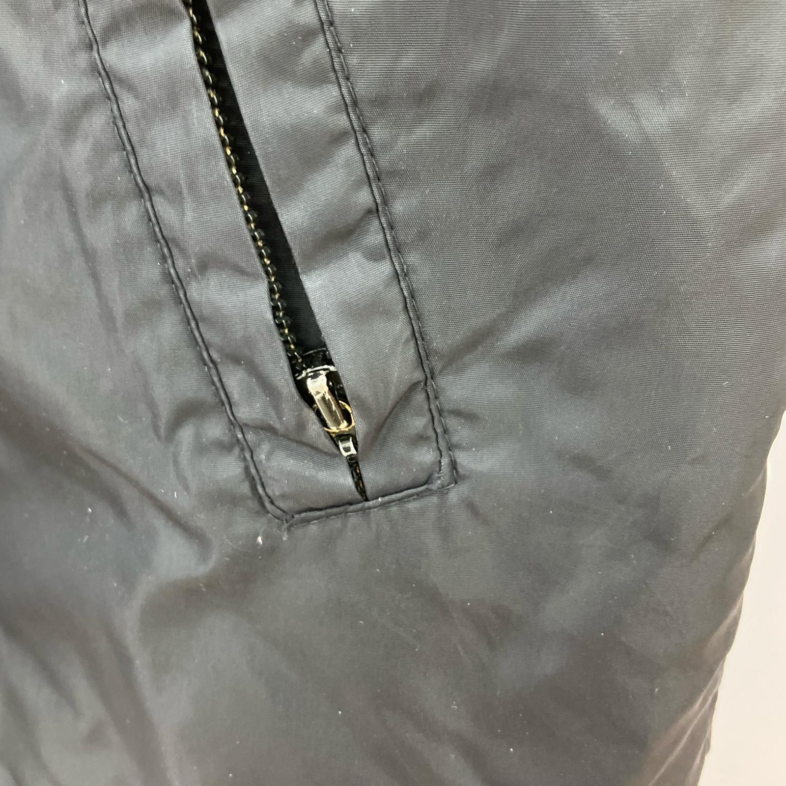 ジャケット 90s~ NIKE 中綿 ナイロンジャケット 黒 (M) M ブラック