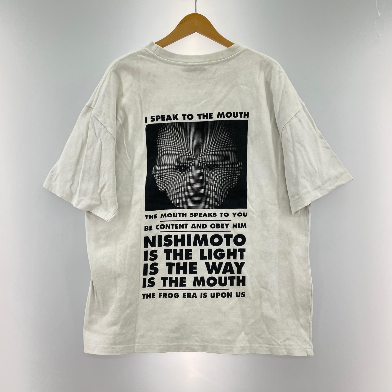 半袖Tシャツ NISHIMOTOIS THE MOUTH Tシャツ 白 (XL) ブラック
