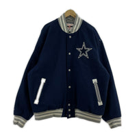 ブルゾン ウールスタジャン(2XL)紺 ネイビー