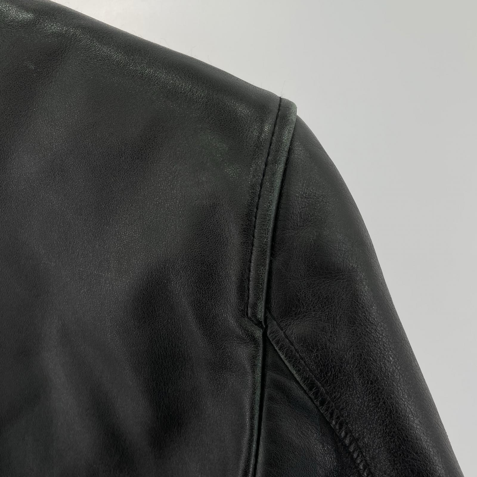 レザージャケット BLK M M ブラック