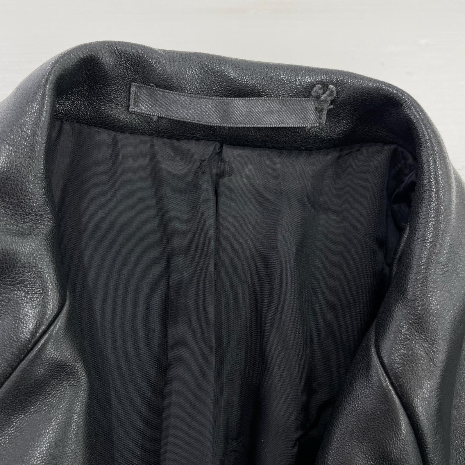 レザージャケット BLK M M ブラック