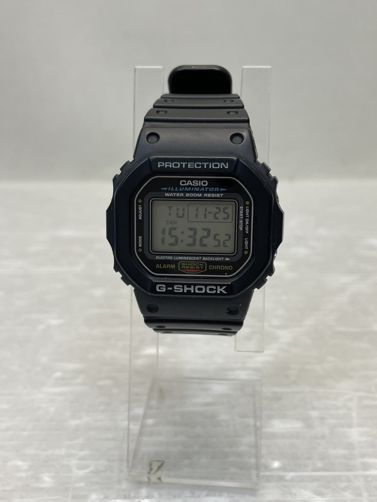 腕時計 CASIO G-SHOCK DW-5600E スクエア 腕時計 QZ 黒