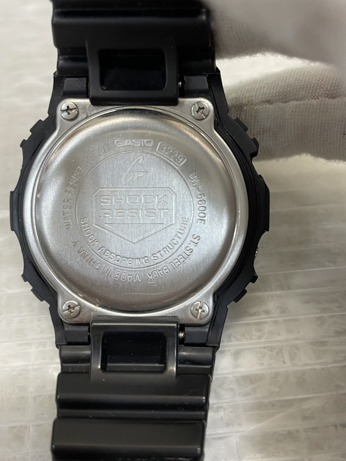 腕時計 CASIO G-SHOCK DW-5600E スクエア 腕時計 QZ 黒