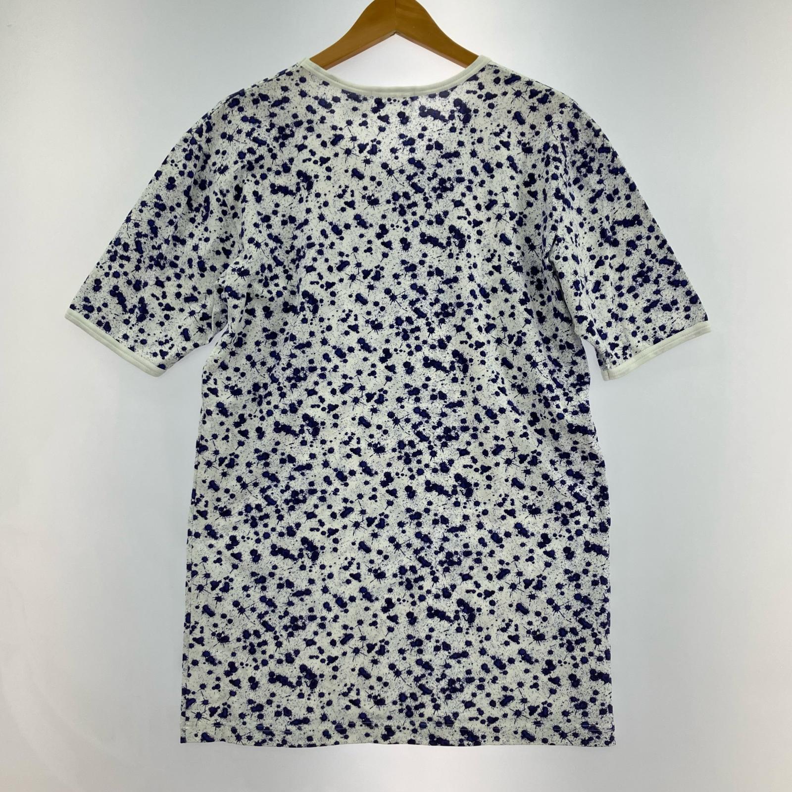 半袖Tシャツ 総柄tシャツ L L