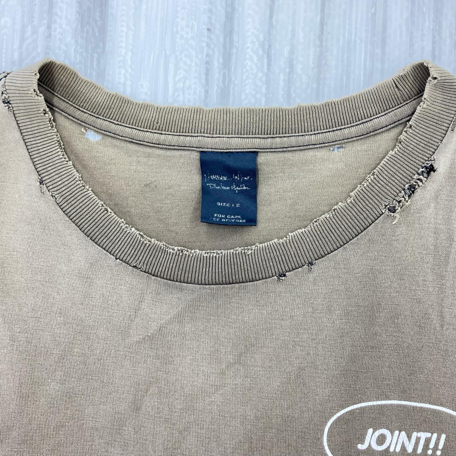 半袖Tシャツ 05SS JOINT Print Tee 2 ブラウン