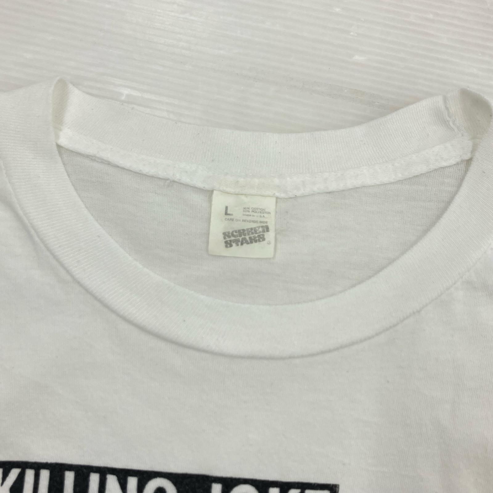 半袖Tシャツ 80s~ KILLING JOKE Print Tee L L ホワイト