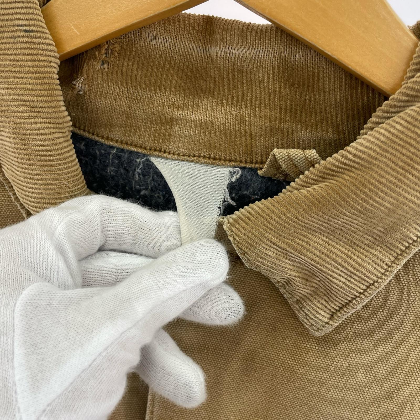ジャケット Carhartt 襤褸 ミシガンチョアコート キャメル ベージュ