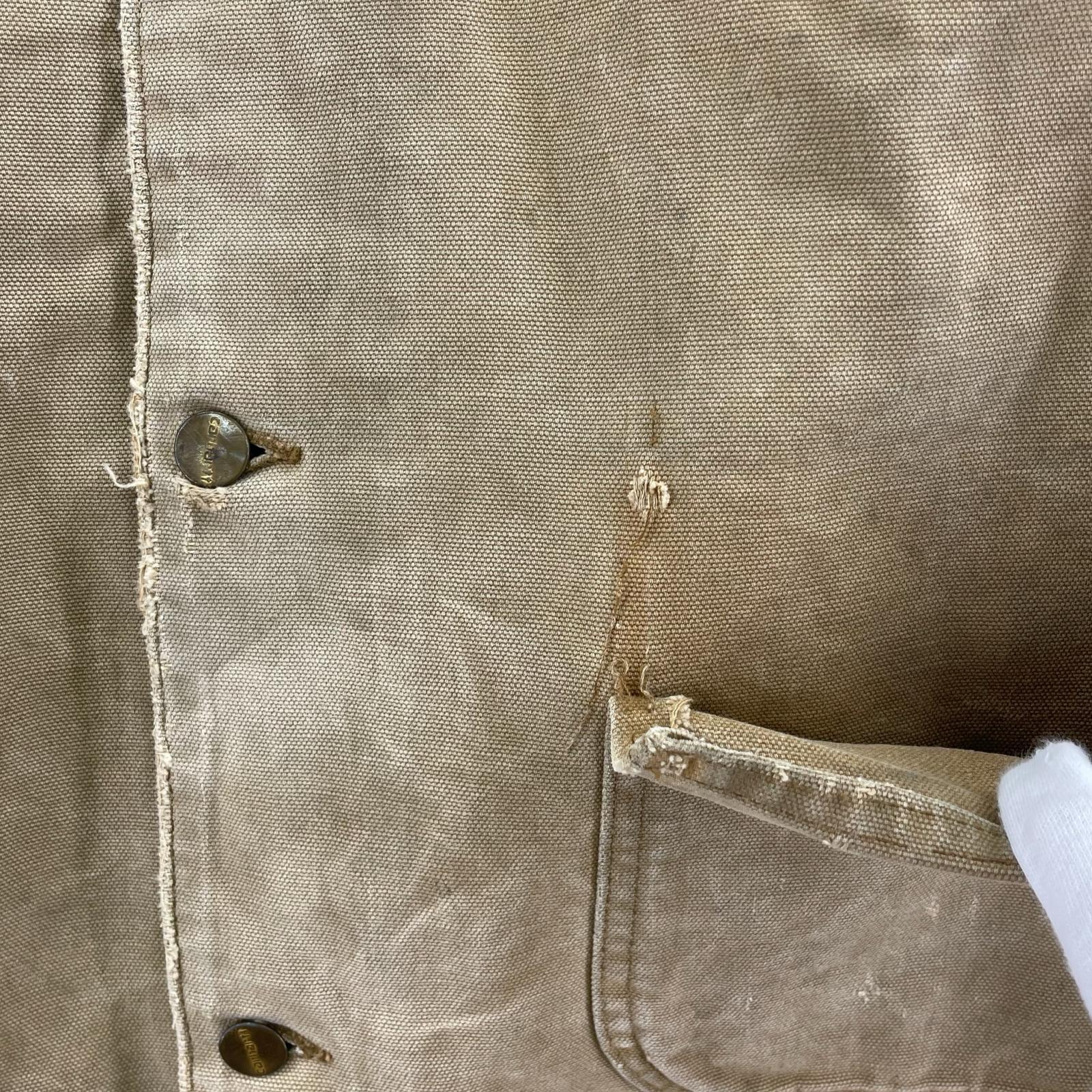 ジャケット Carhartt 襤褸 ミシガンチョアコート キャメル ベージュ