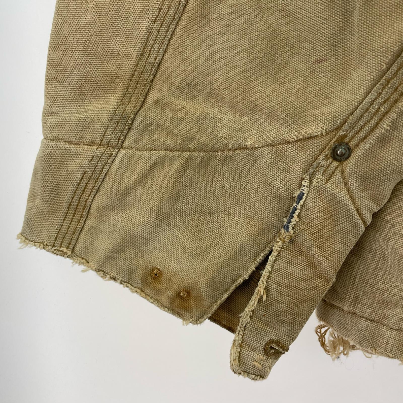 ジャケット Carhartt 襤褸 ミシガンチョアコート キャメル ベージュ