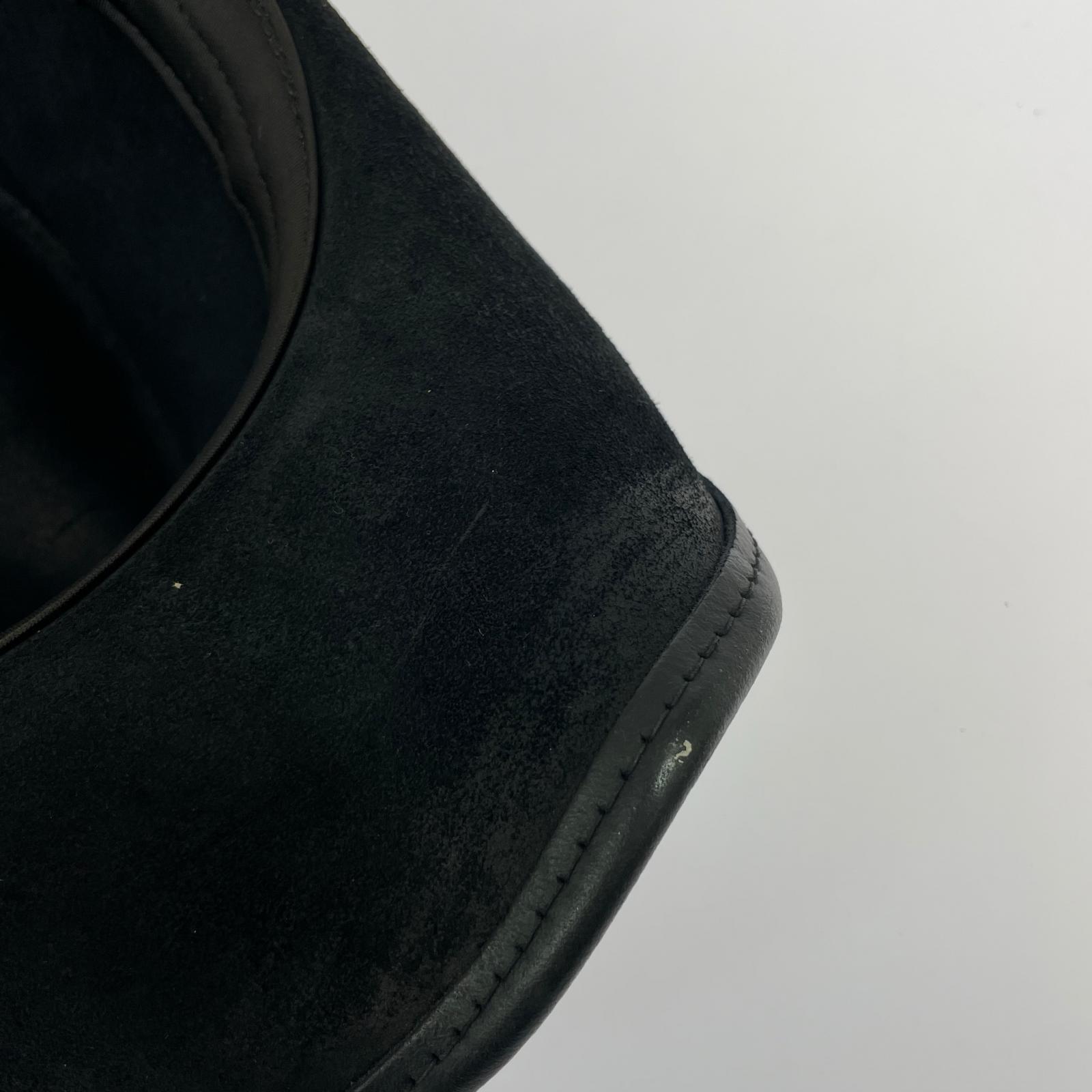 ハット HENSCHEL HAT レザー L ブラック