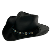 ハット HENSCHEL HAT レザー L ブラック