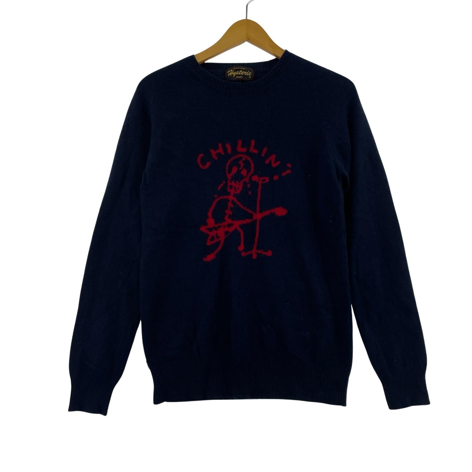 ニット CHILLIN NAVY FREE フリー ネイビー