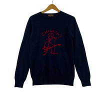 ニット CHILLIN NAVY FREE フリー ネイビー