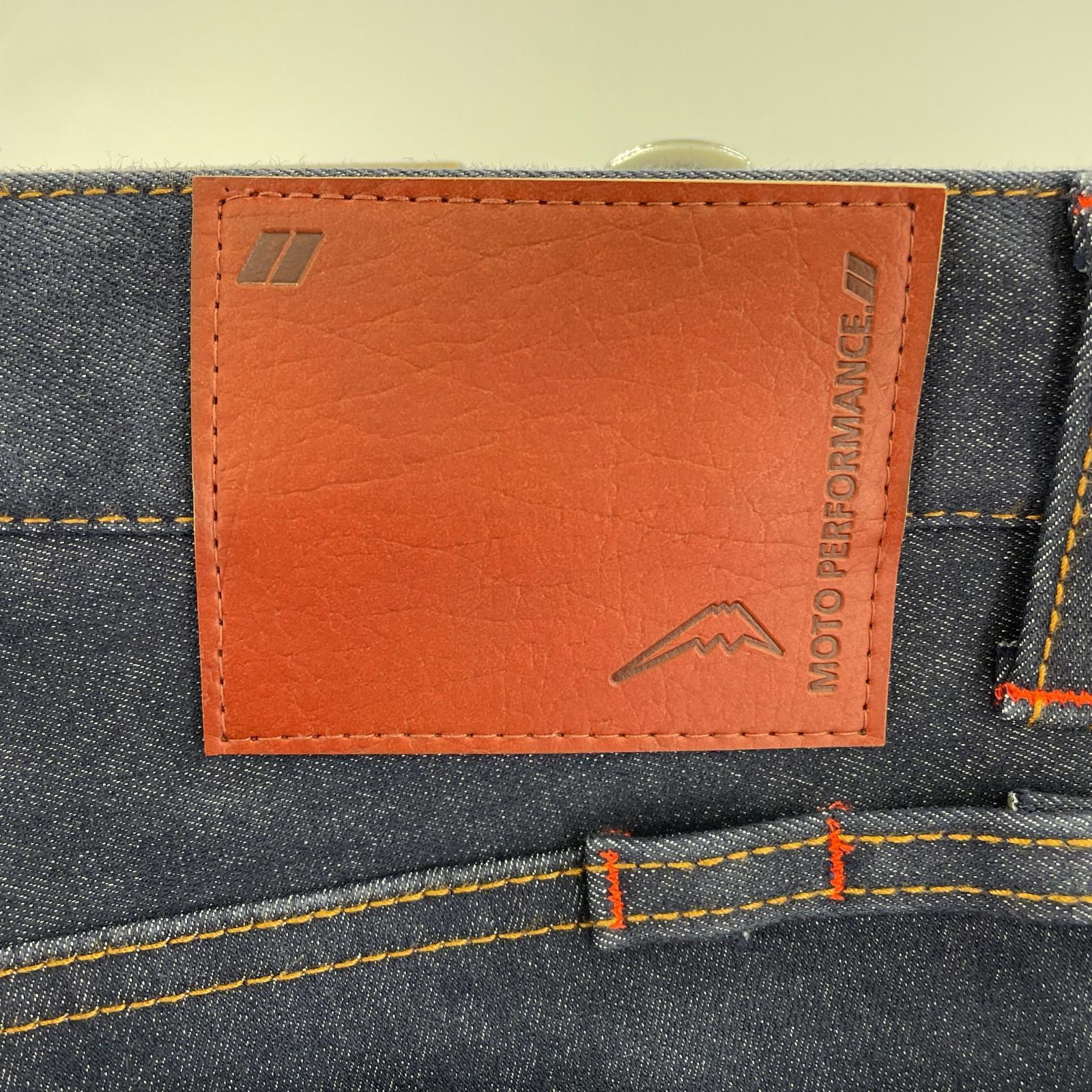 デニムパンツ KUSHITANI K-1329 EXPAND WINDCUT DENIM 33 ブルー