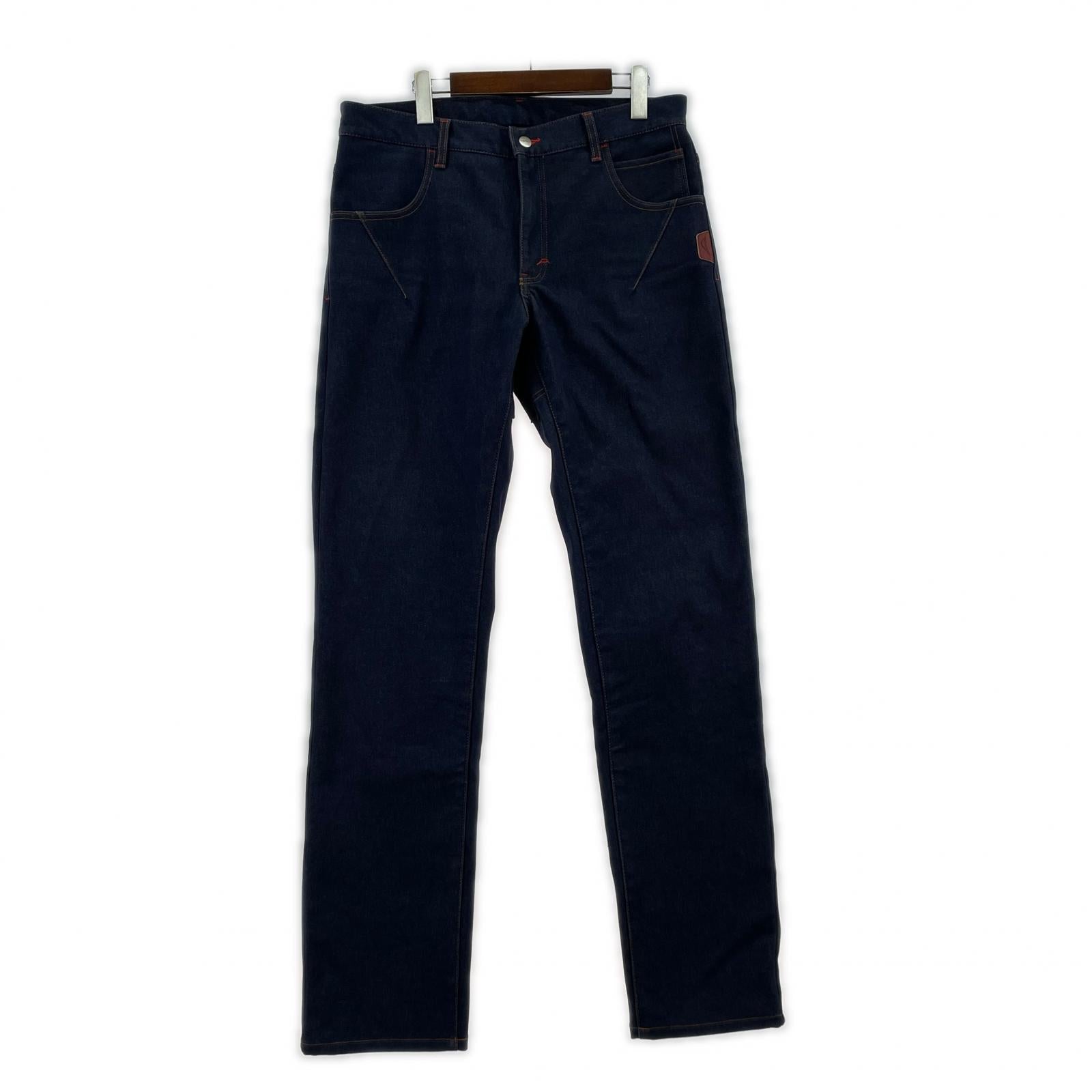 デニムパンツ KUSHITANI K-1329 EXPAND WINDCUT DENIM 33 ブルー