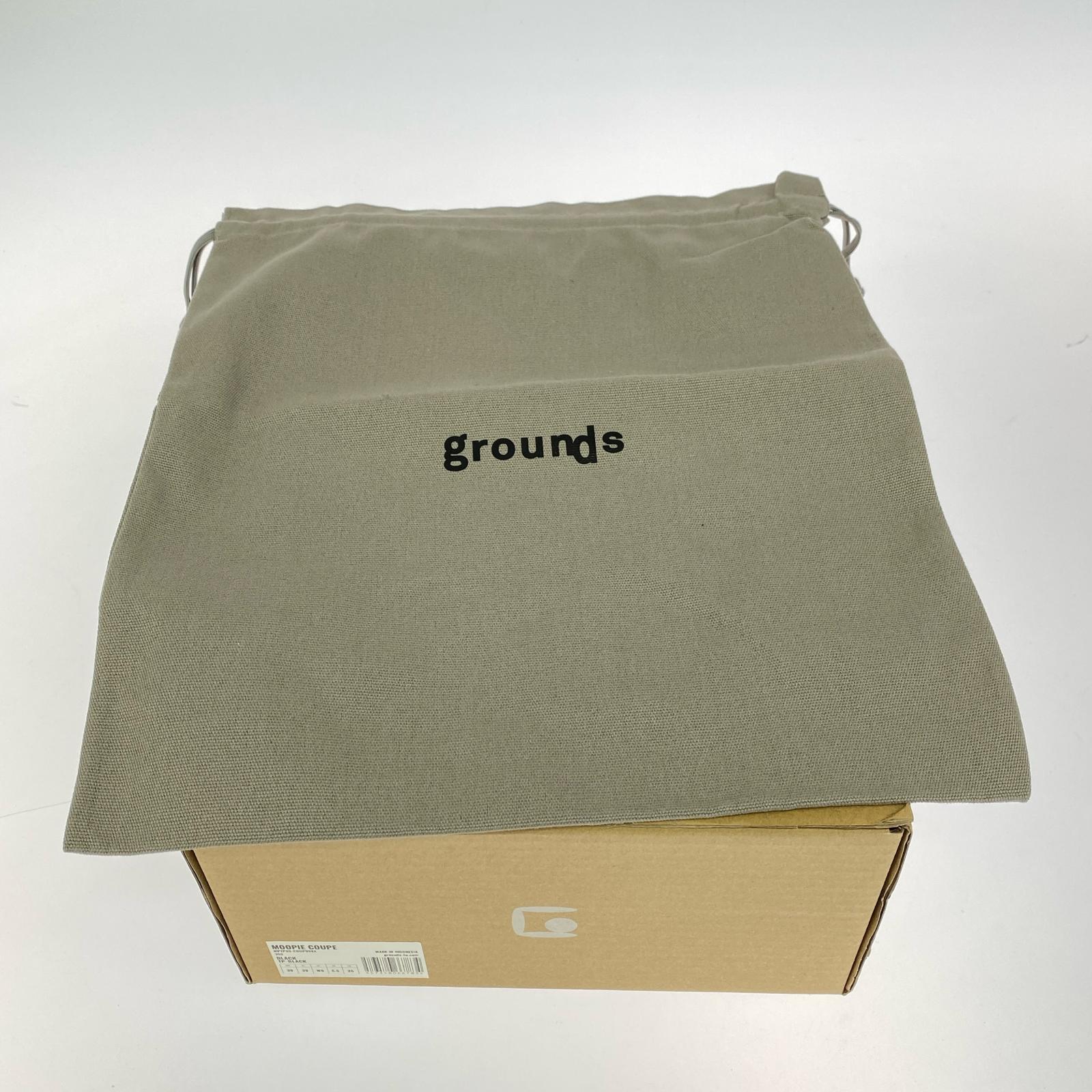 スニーカー grounds moopie coupe 24.0cm BLK 24cm (US6 UK5 1/2 EU38) ブラック