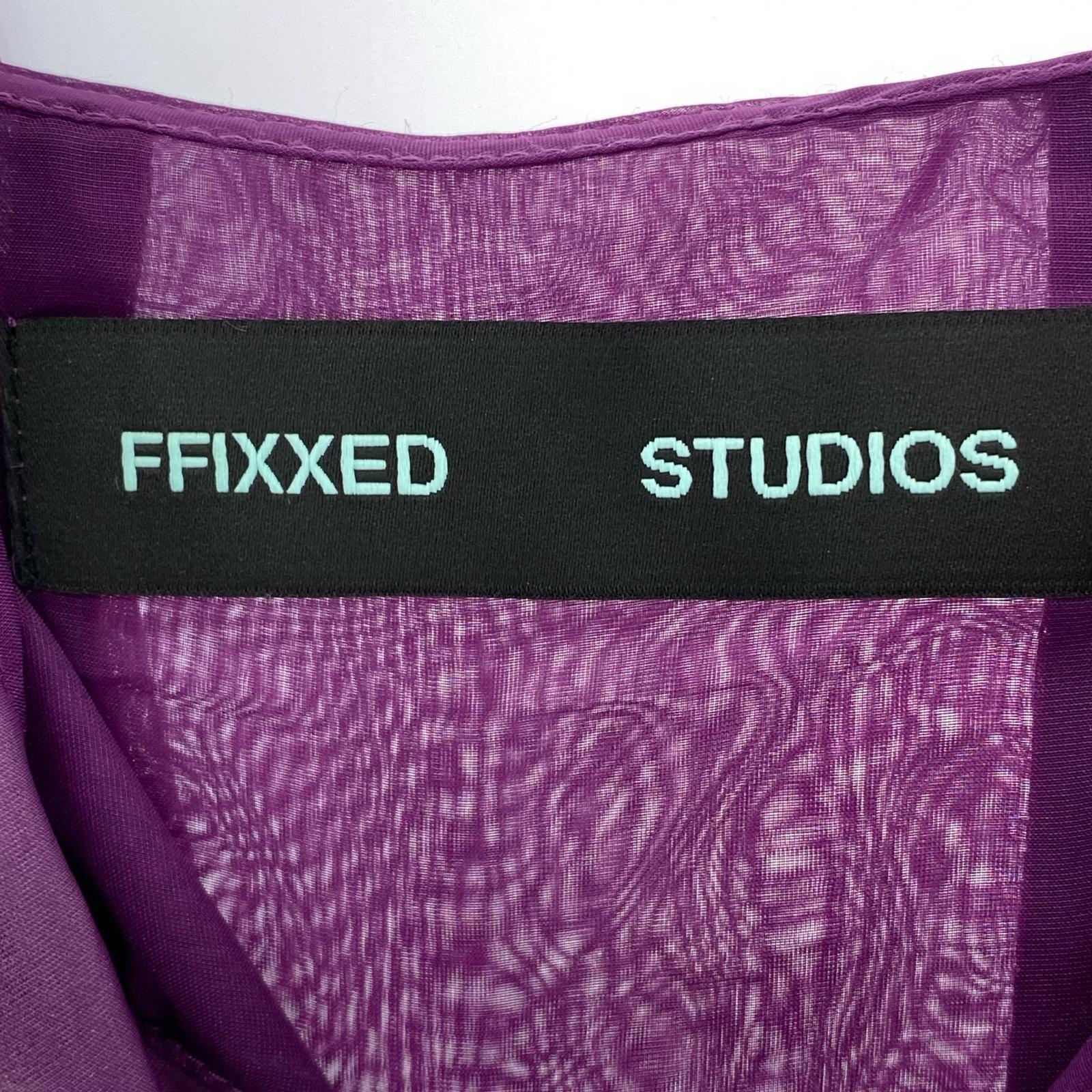 パーカー FFIXXED STUDIOS 24ss J HOODIE L パープル L パープル