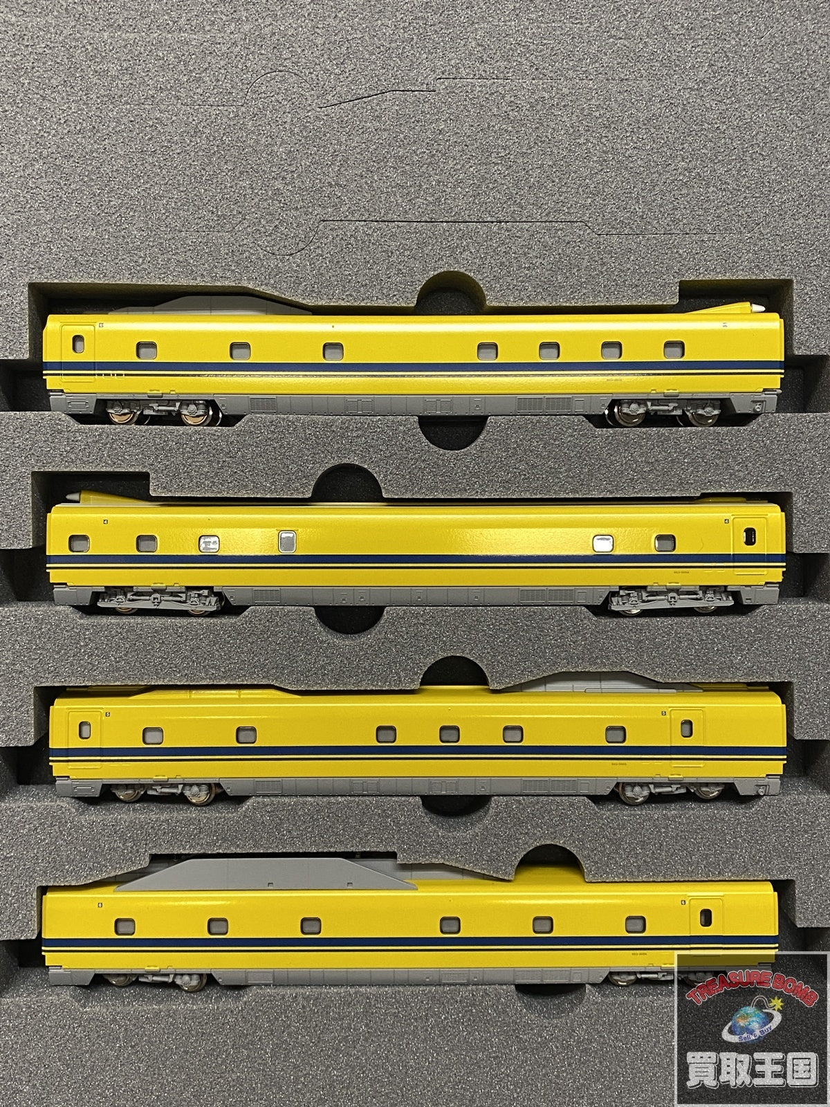 923型3000番台 ドクターイエロー 増結セット(4両車) 鉄道模型車両