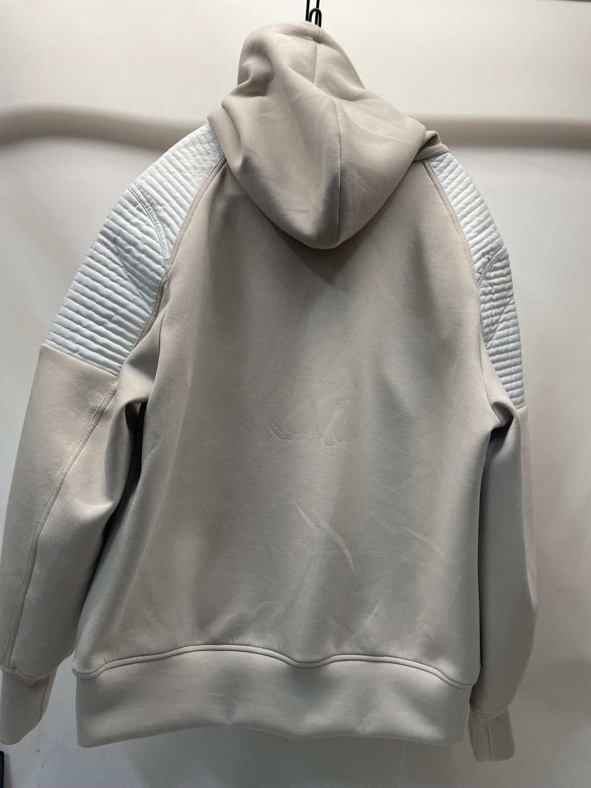 ジャケット ACANTHUS Double-knit Biker Hoodie XL ベージュ