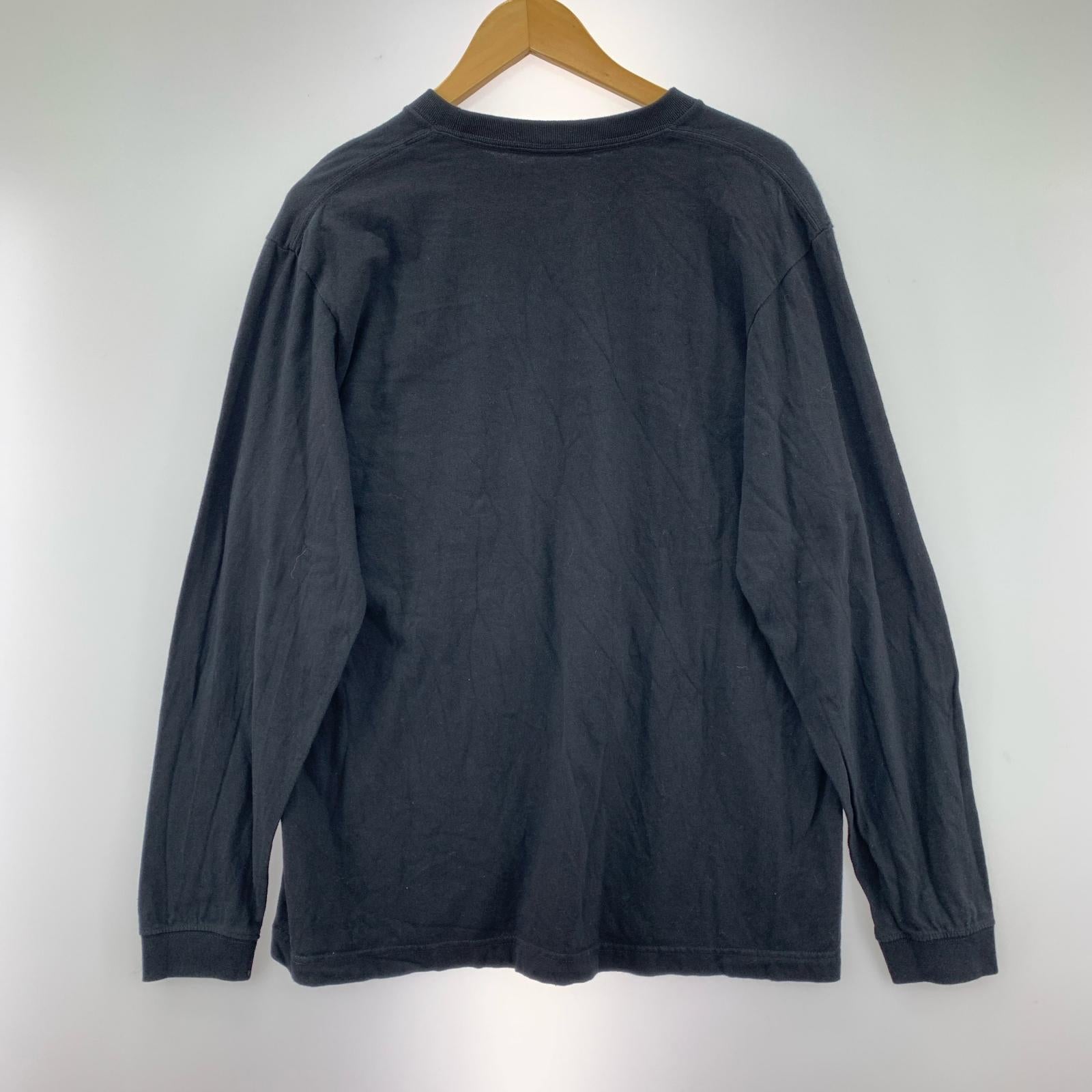 長袖Tシャツ ACANTHUS メッシュポケット L/Sカットソー L ブラック