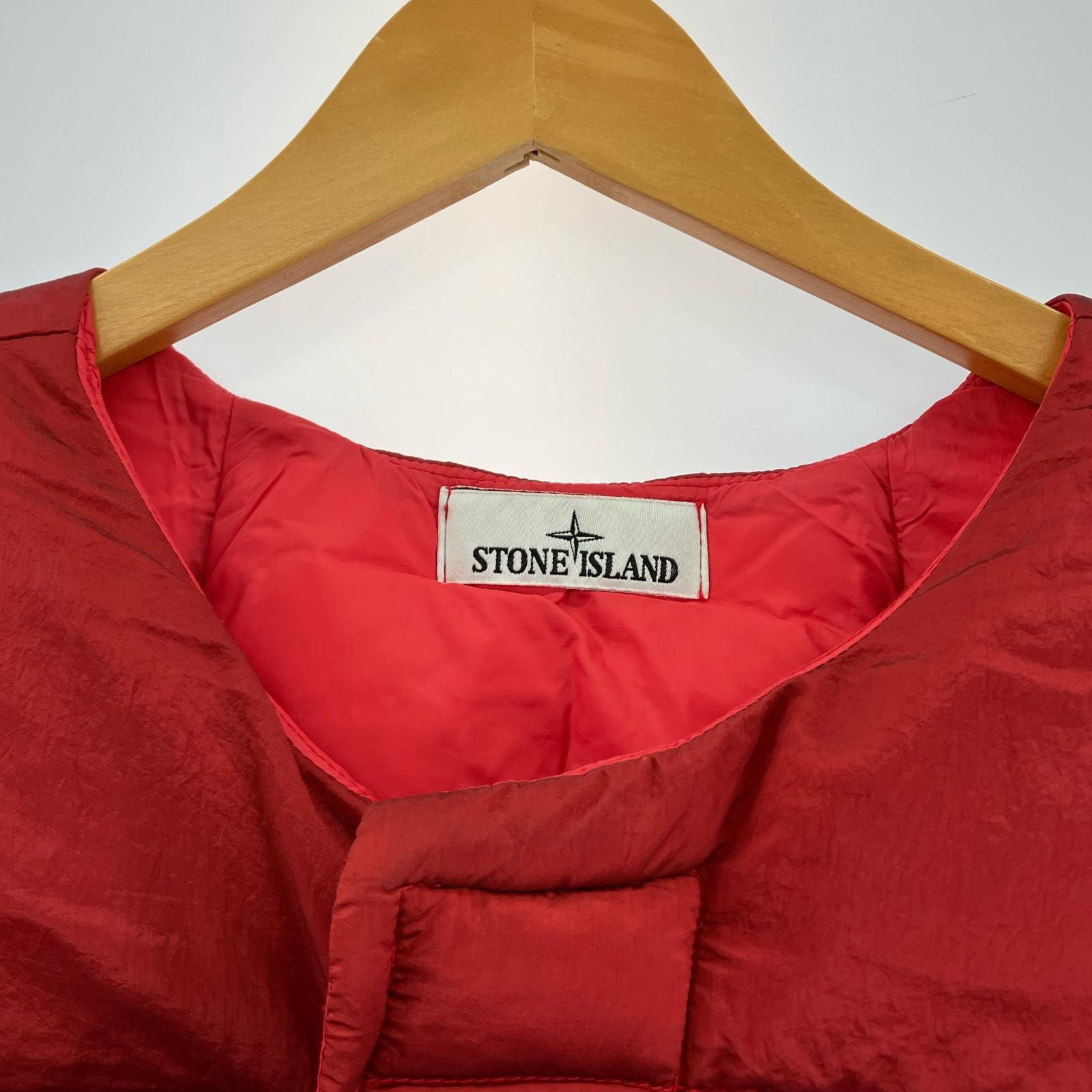 ジャケット 22AW NYLON REGENERATEDDOWN VEST M M レッド