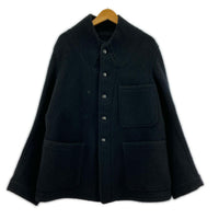 ジャケット 23AW SOFT WOOL JACKET 46 46 ブラック