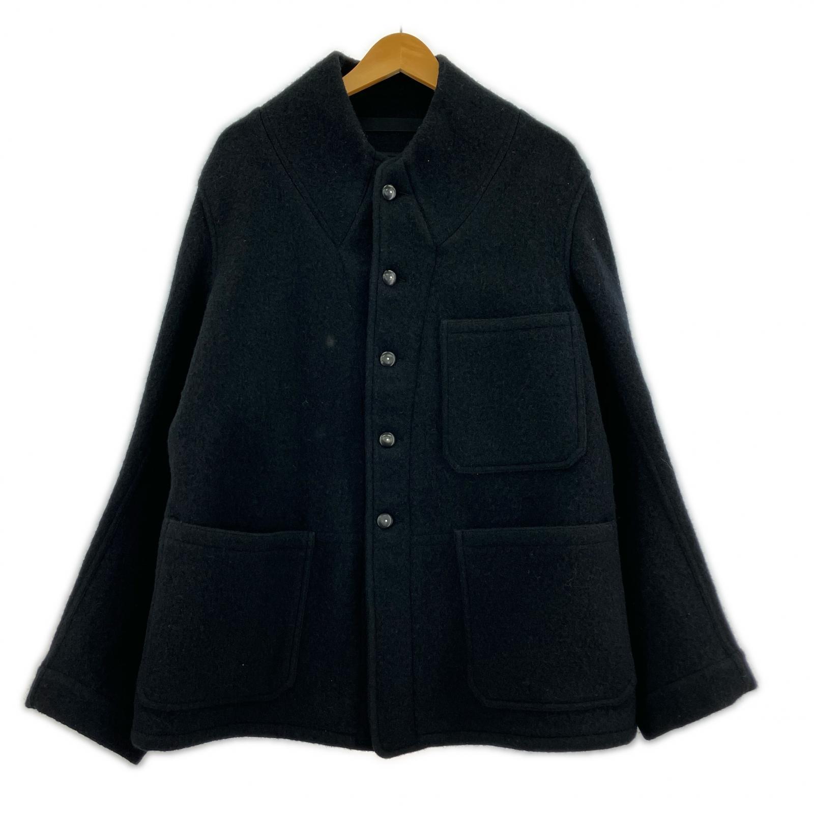 ジャケット 23AW SOFT WOOL JACKET 46 46 ブラック
