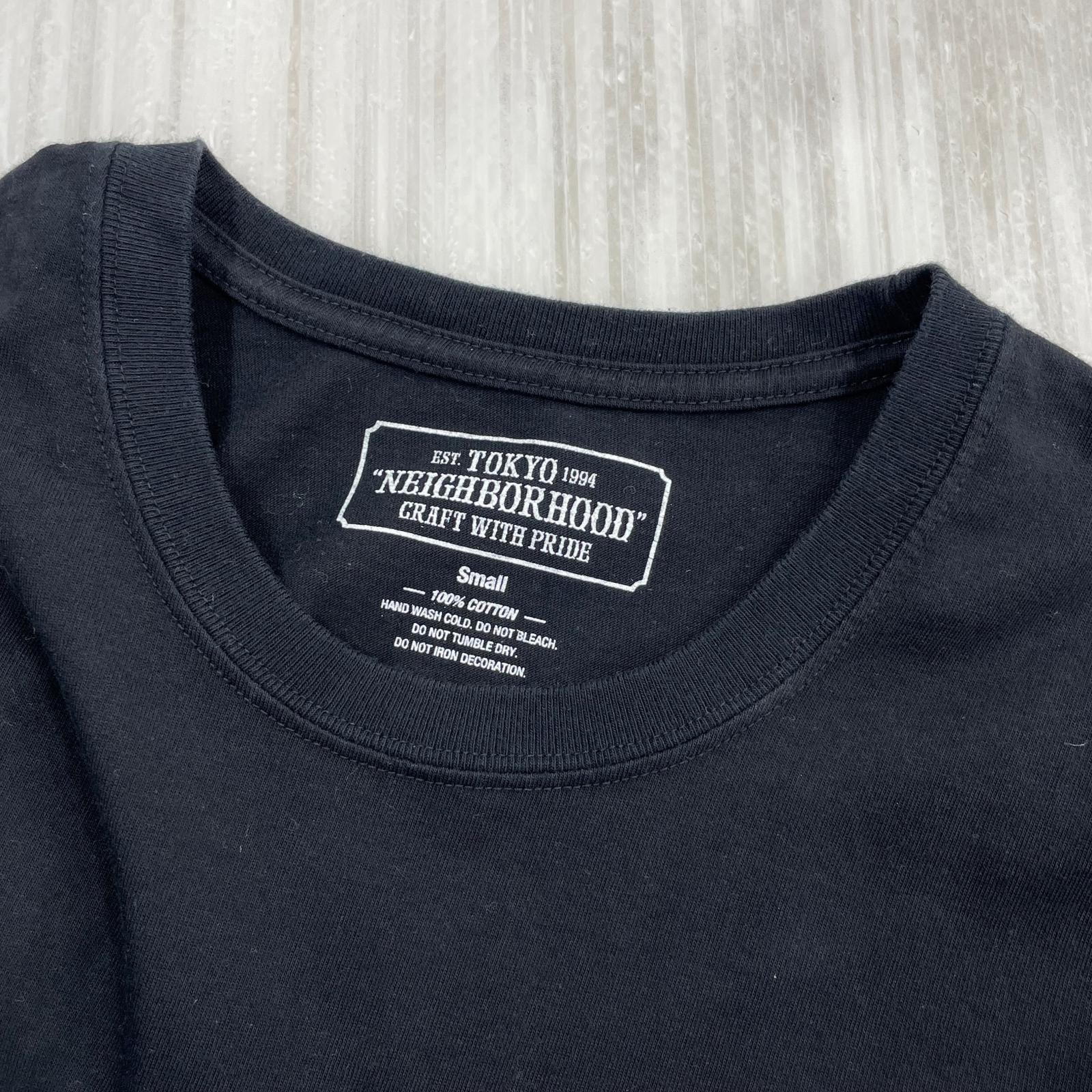 半袖Tシャツ 黒/ロゴ S ブラック