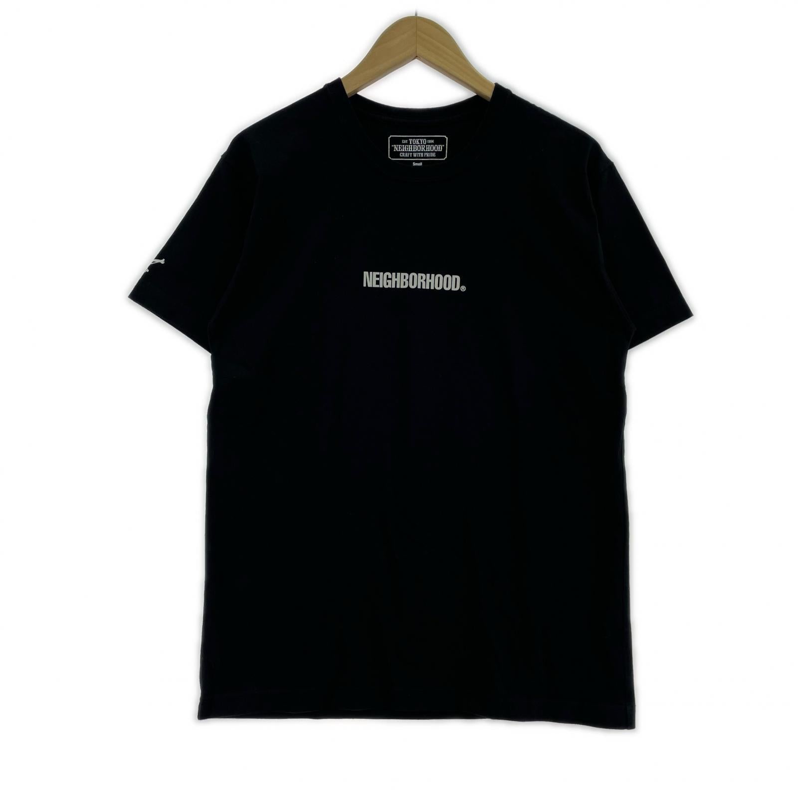 半袖Tシャツ 黒/ロゴ S ブラック